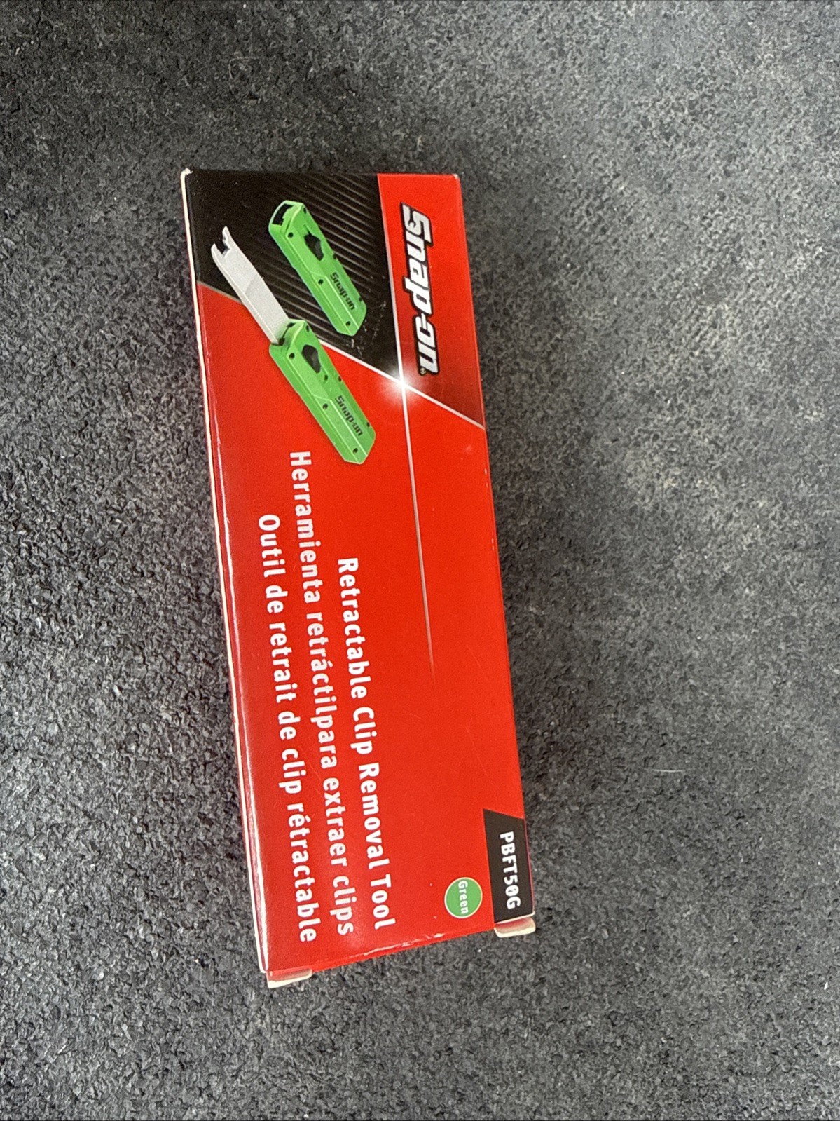 For Snap-on Tools GREEN Out The Front Retractable Clip Removal Tool PBFT50G