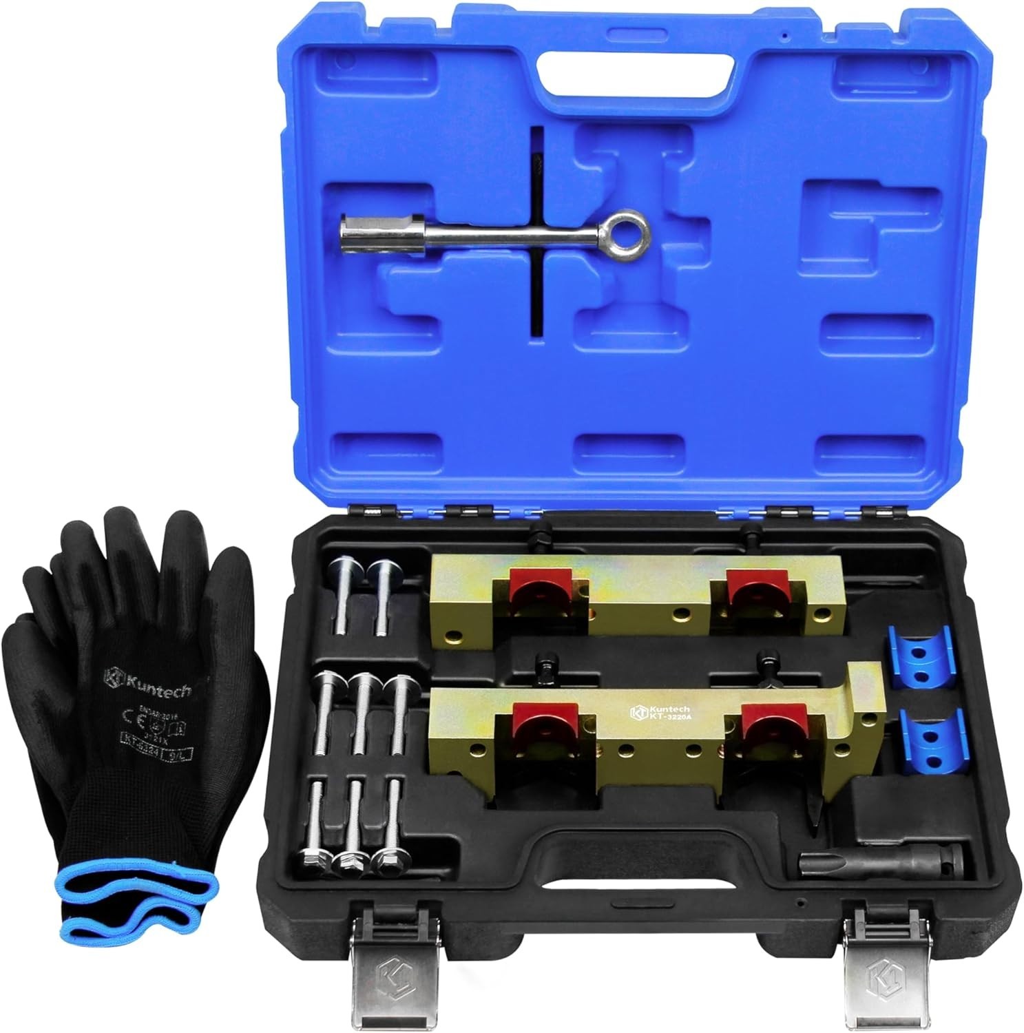 17PCS Engine Timing Tool Kit with Fuel Injector Remover Installer Tool, Compa…