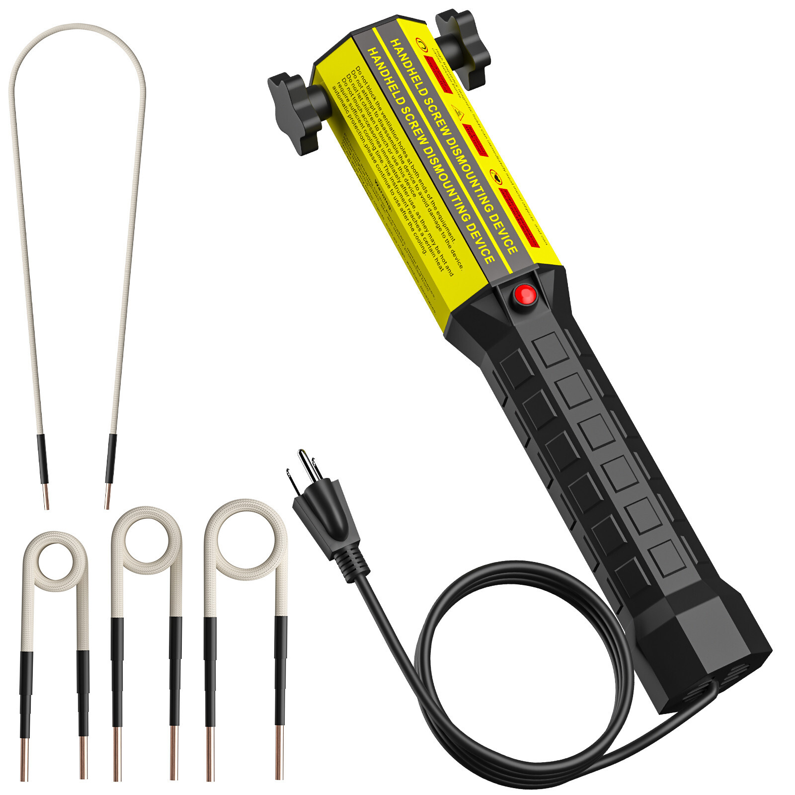 Magnetic Induction Heater Kit 1100W for Automotive LED Light Tools Free Coils