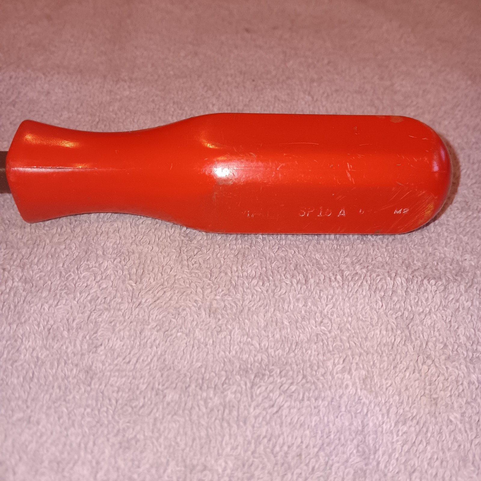 Vintage MAC Tools Carbon Gasket Scraper SP16A Red Hard Handle USA