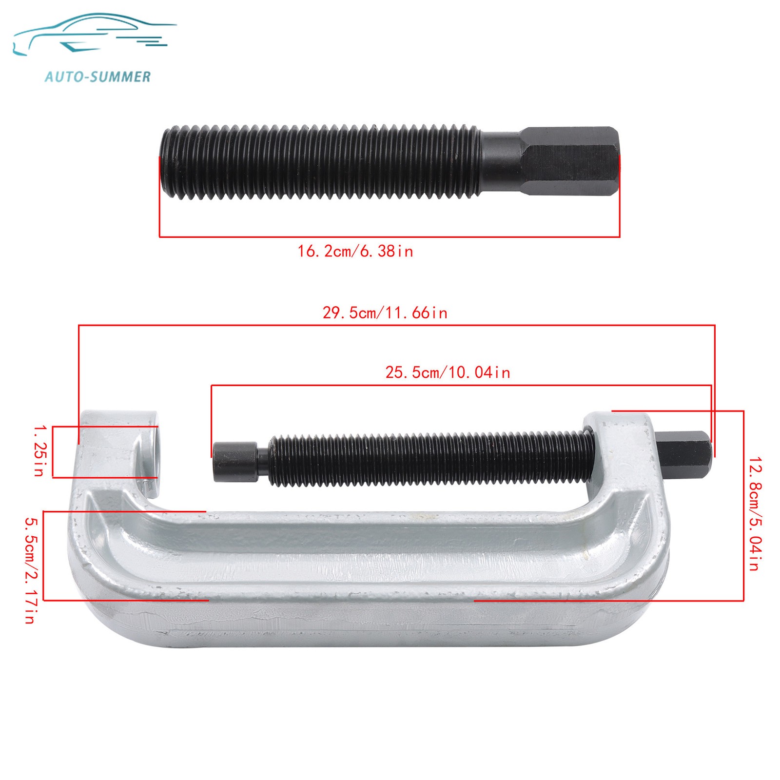 78100 Ball Joint XL C-Frame Press w/ 9.1″ Throat Use of Tall & Stacked Adapters