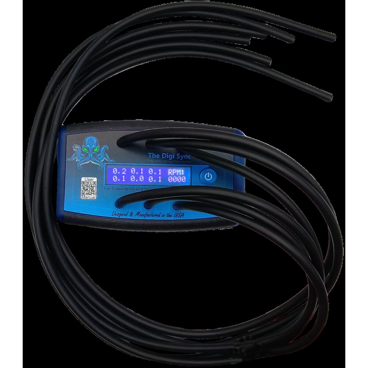 The Digi Sync 6-Channel DS3+ Pro Digital Throttle Body And Carb Sync Tool