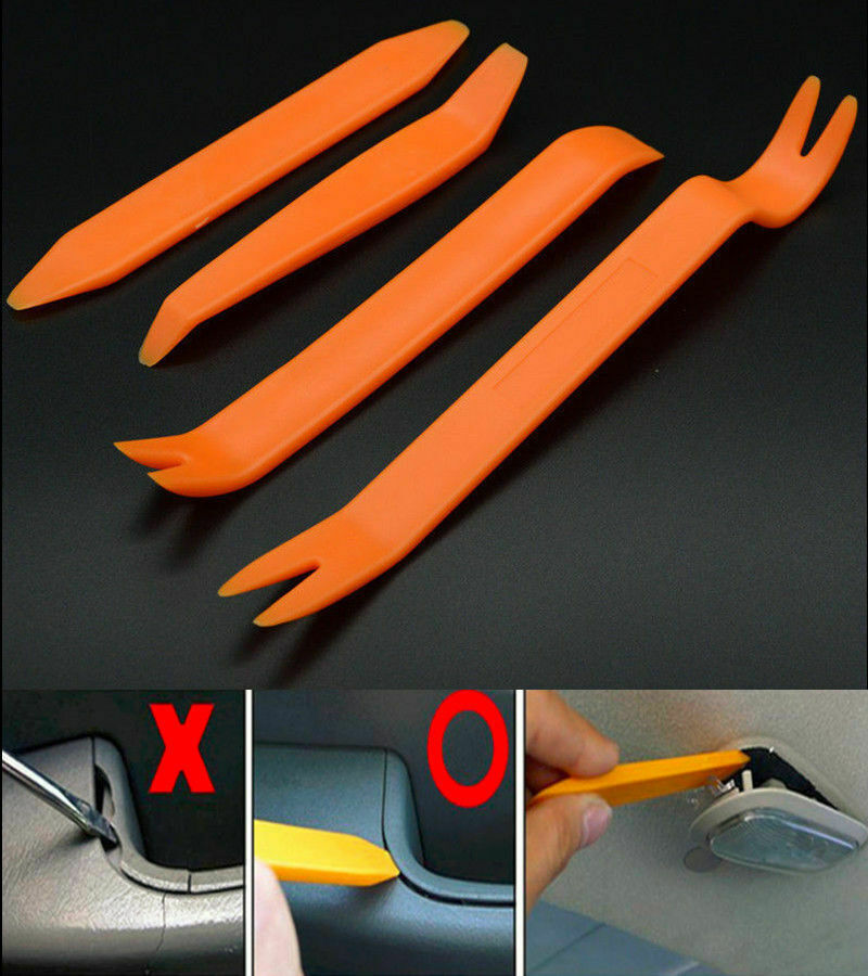 4Pcs/Set Car Trim Removal Tool Kit Door Panel Fastener Dashboard Plastic Tools