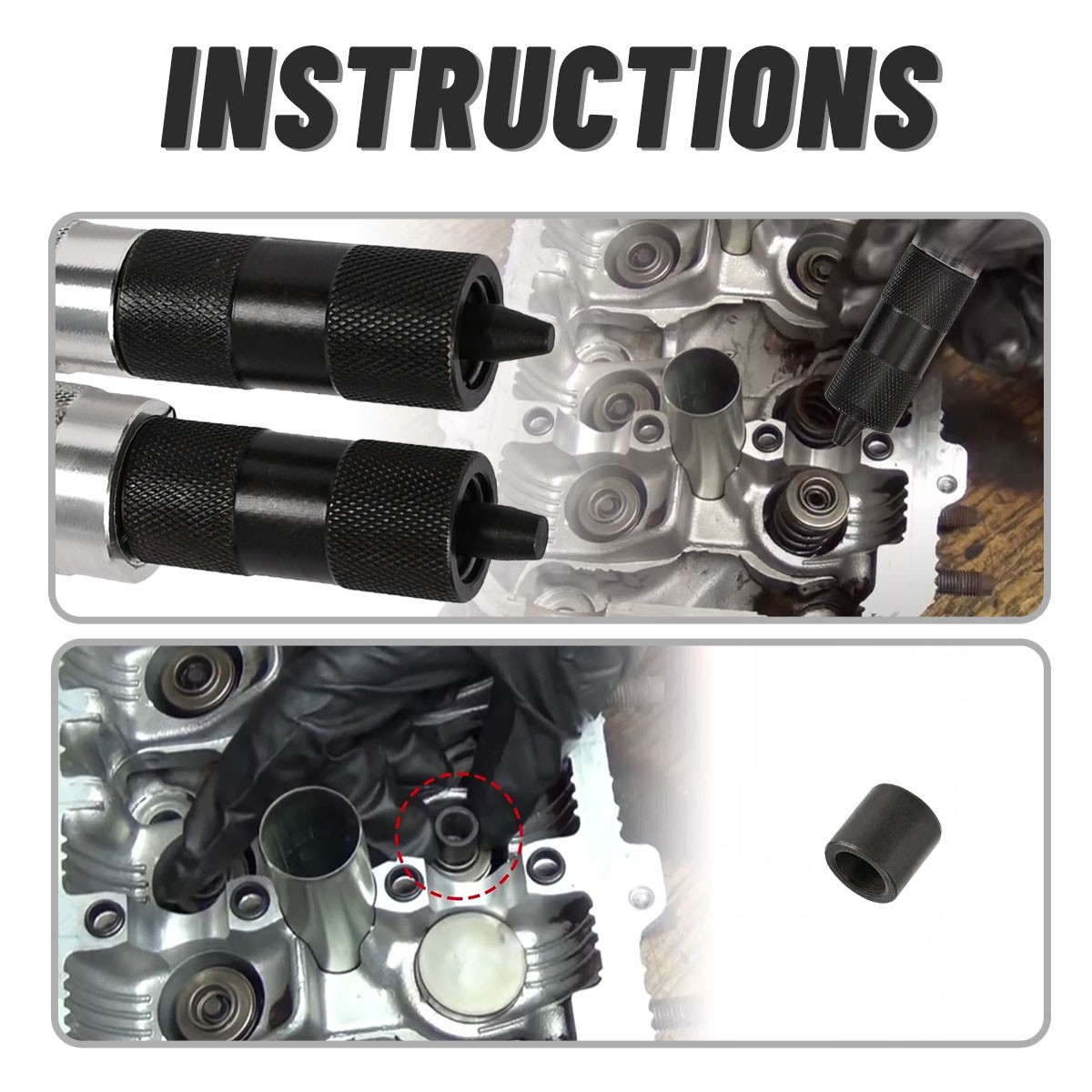 For Chrysler New World 4 Cylinder 36050 Valve Keeper Remover Installer Tool Kit