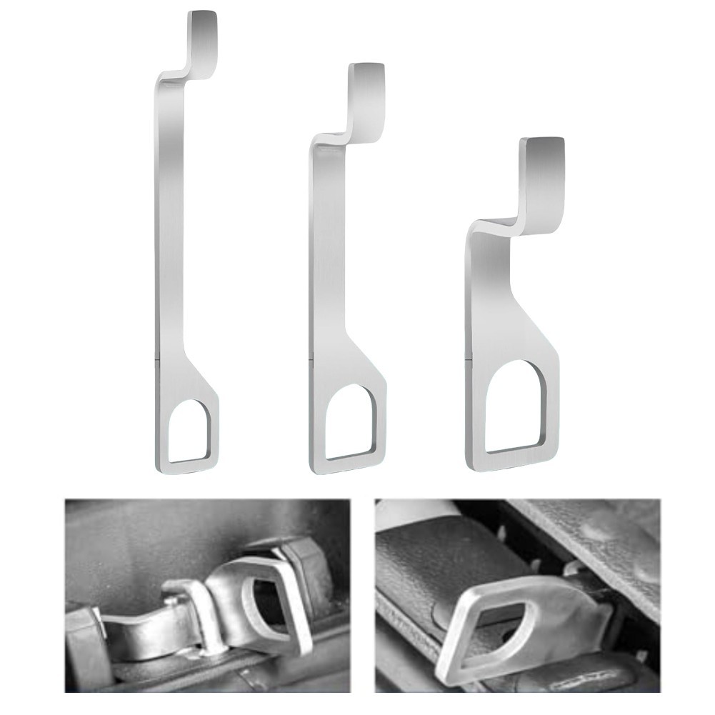 Stainless Steel Hooks for custom Fit Bracket Truck Accessory Upgrade 3 Piece Set