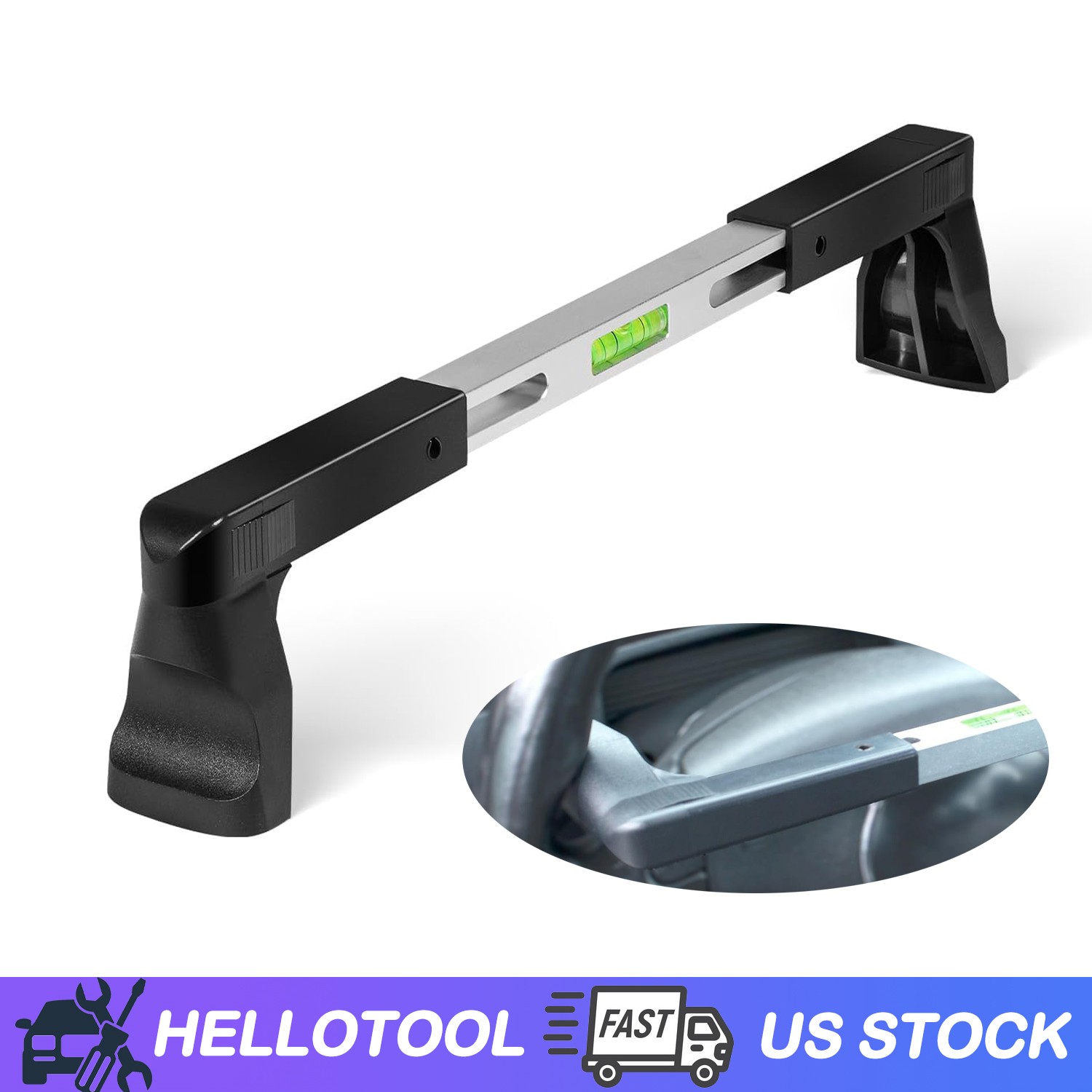 Steering Wheel Level Alignment Tool for Passenger Cars, Vans & Trucks 270-340mm