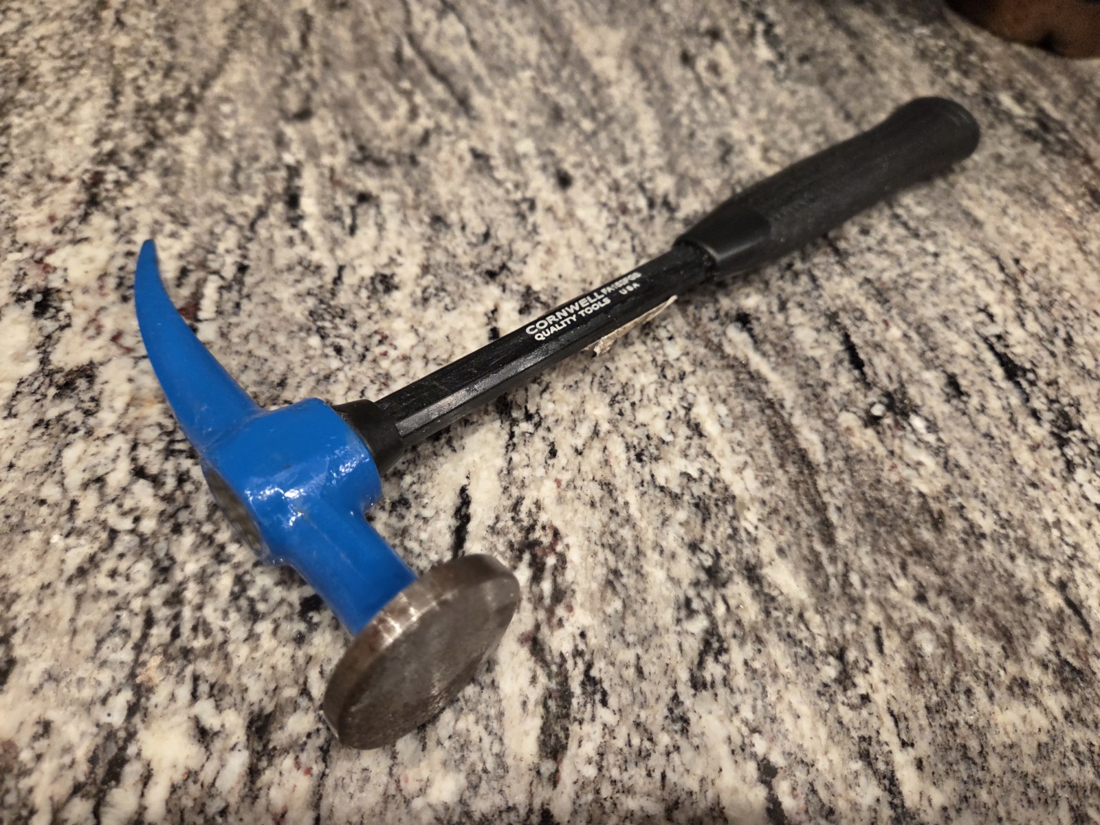 Cornwell Tools Curved Cross Chisel Hammer with Fiberglass Handle- USA MADE