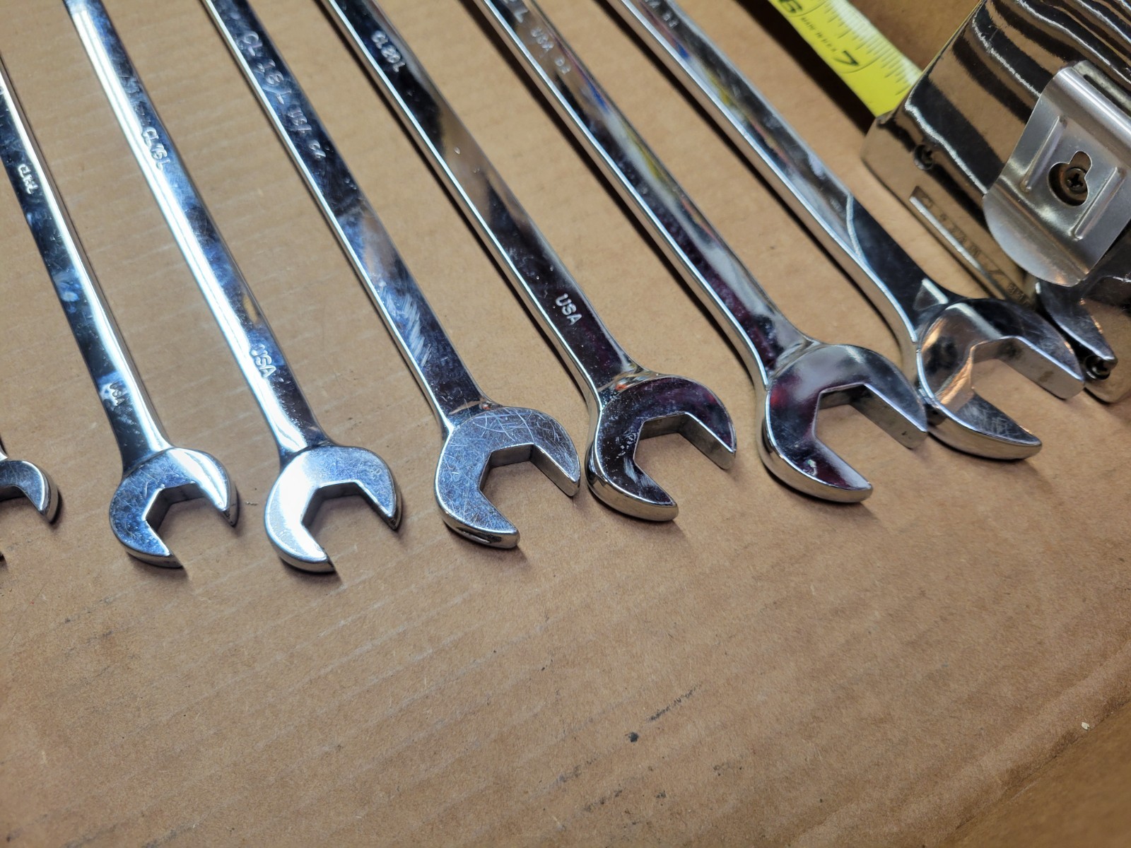 Mac Tools USA 7-Piece SAE Extra Long Combination Wrench Set 3/8 -3/4 CLXXL