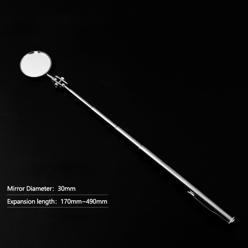 3PCS Telescoping Mirror Inspection Round Square Mirror Inspection Tool