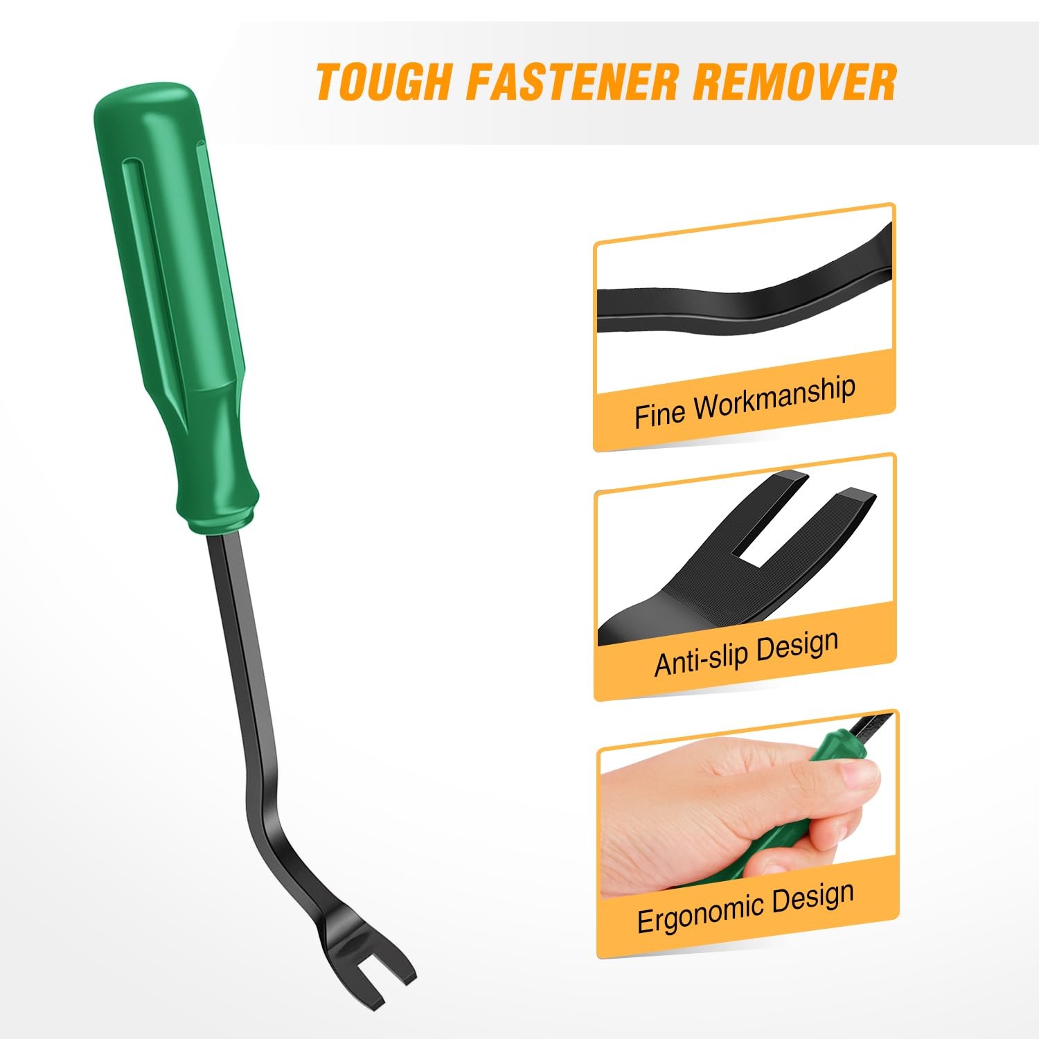 Car Trim Removal Tool Kit 8 Pc Panel Fastener Pry Install No Scratch Nylon