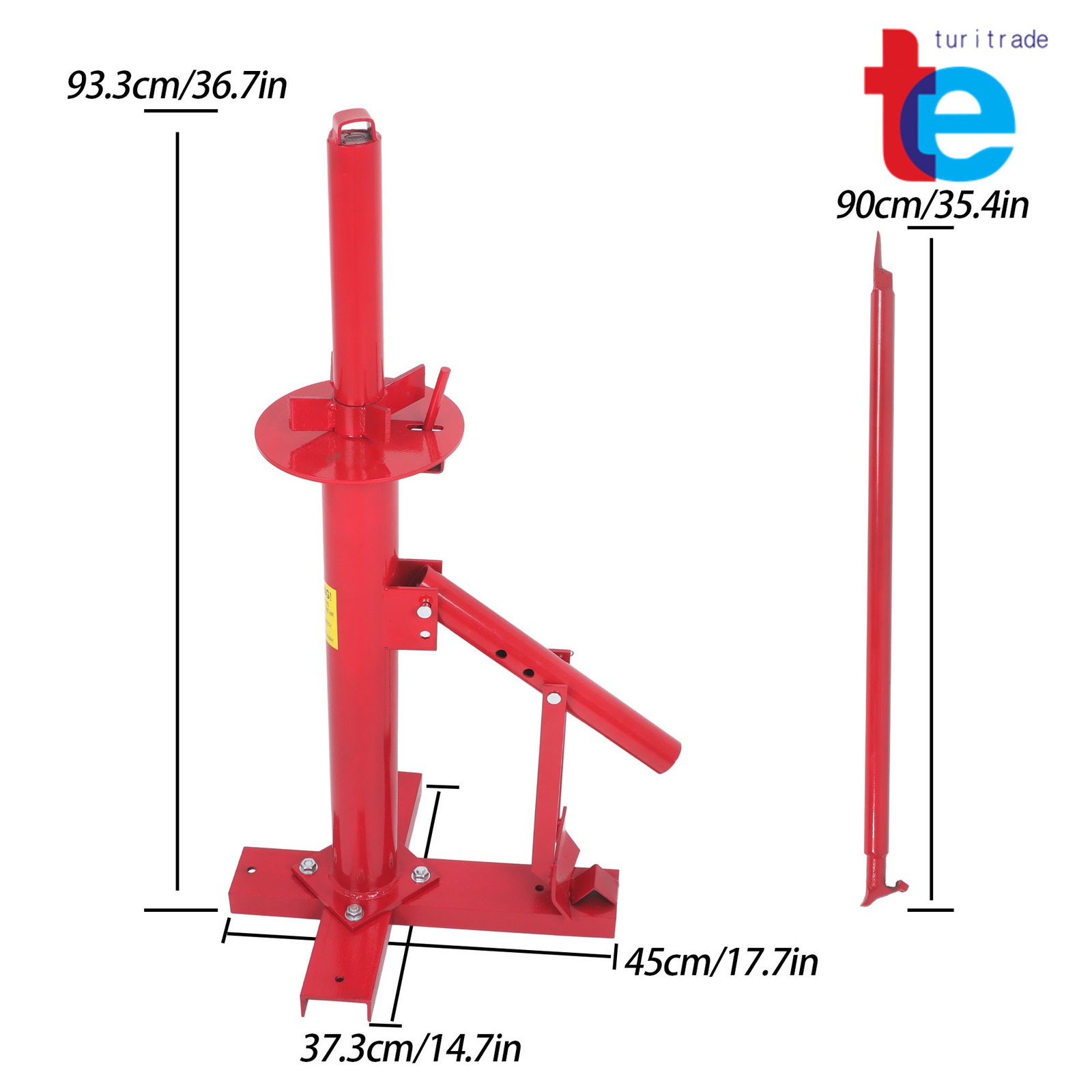Portable Hand Tool Tire Bead Breaker Manual Tire Changer For Garage & Auto Shop