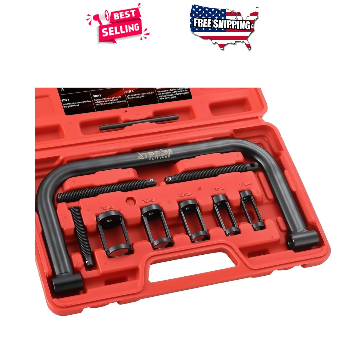 Valve Spring Compressor Removal Installation Tool Set for Small Engine Vehicles