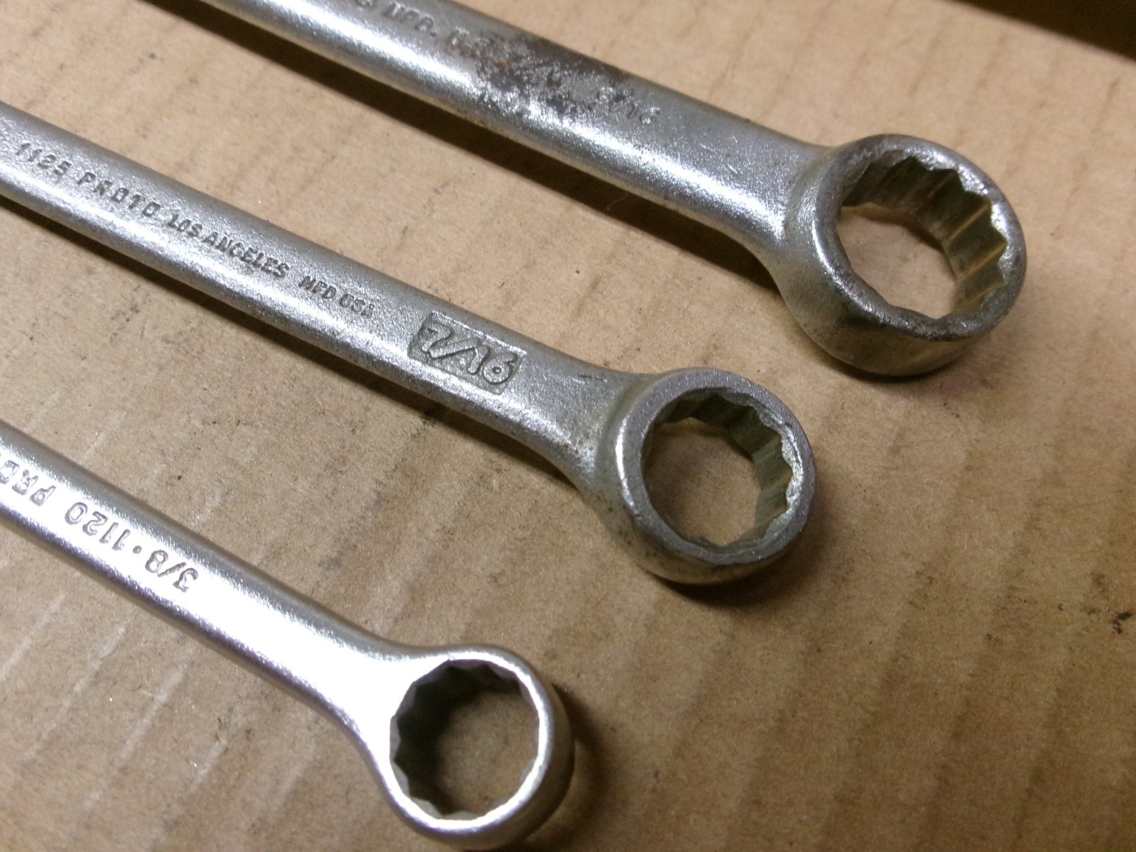 Proto USA 3-Piece Stubby Double Box End Wrench Set 3/8 – 5/8″