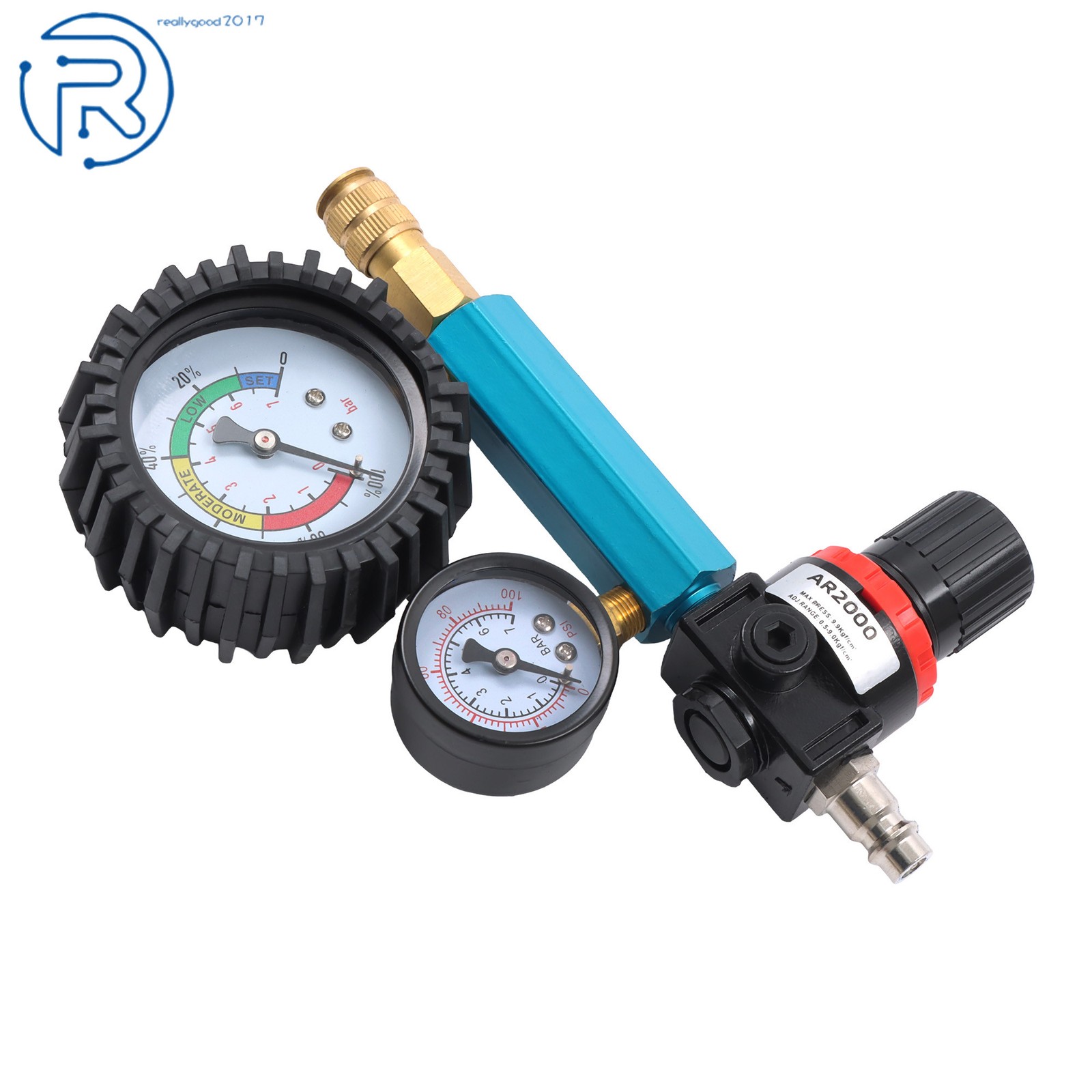 46PCS Petrol Diesel Engine Compression Tester Kit Leak Down Diagnostic Tool Kit