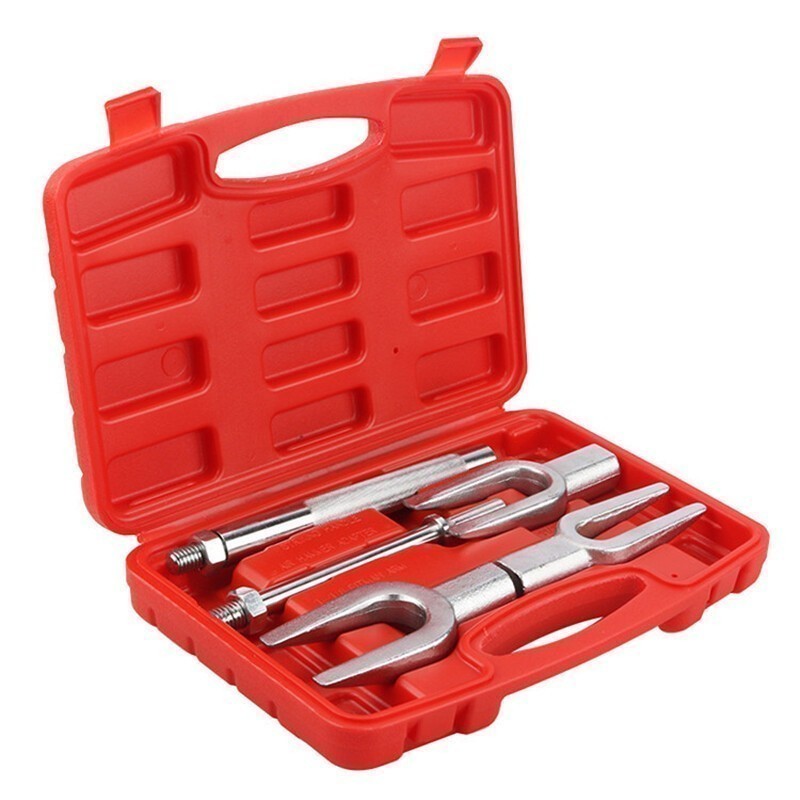 5Pcs Tie Rod Ball Joint Pitman Arm Removal Tool Kit Case Automotive Hand Tool