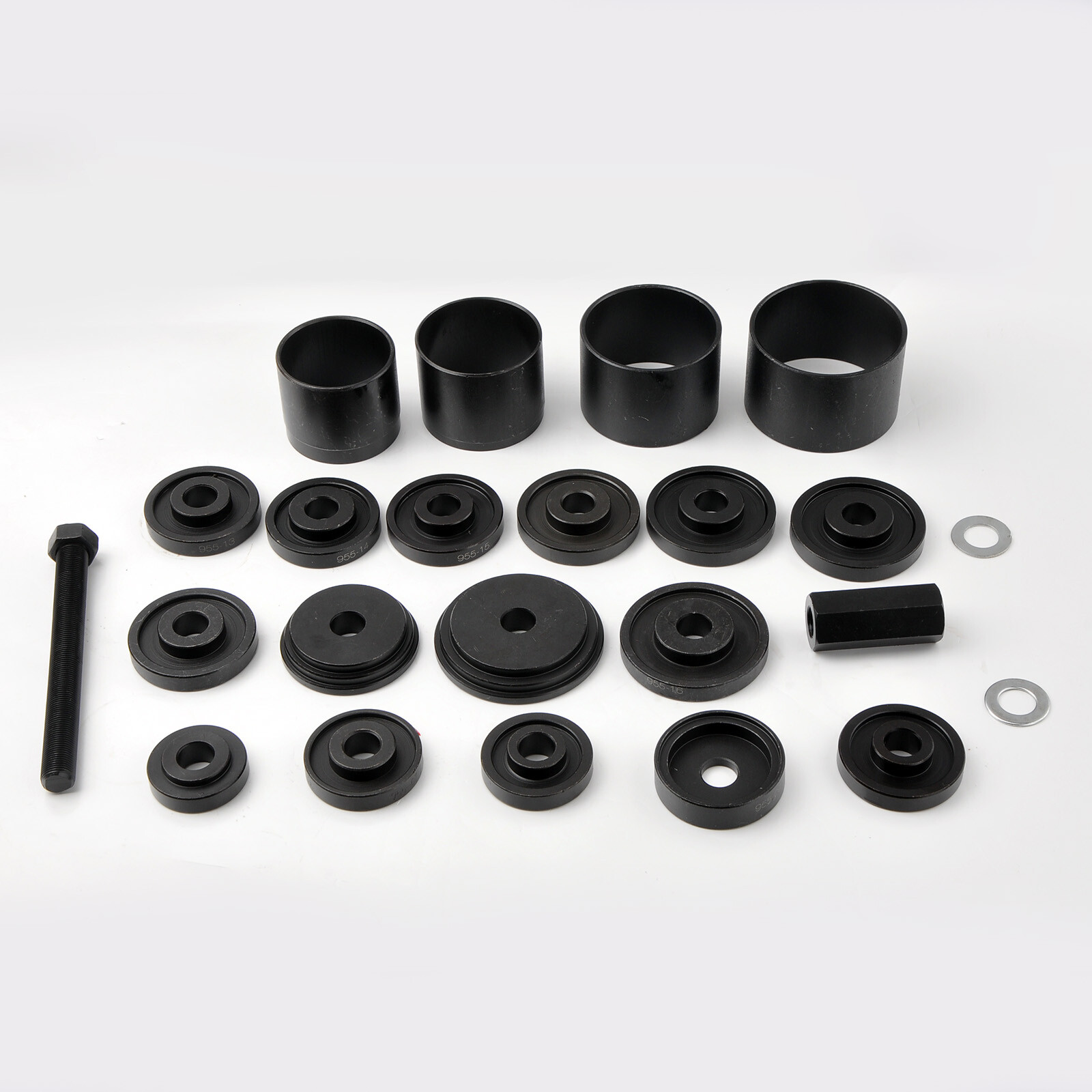 23 Pc FWD Front Wheel Drive Bearing Removal Adapter Puller Pulley Tool Kit