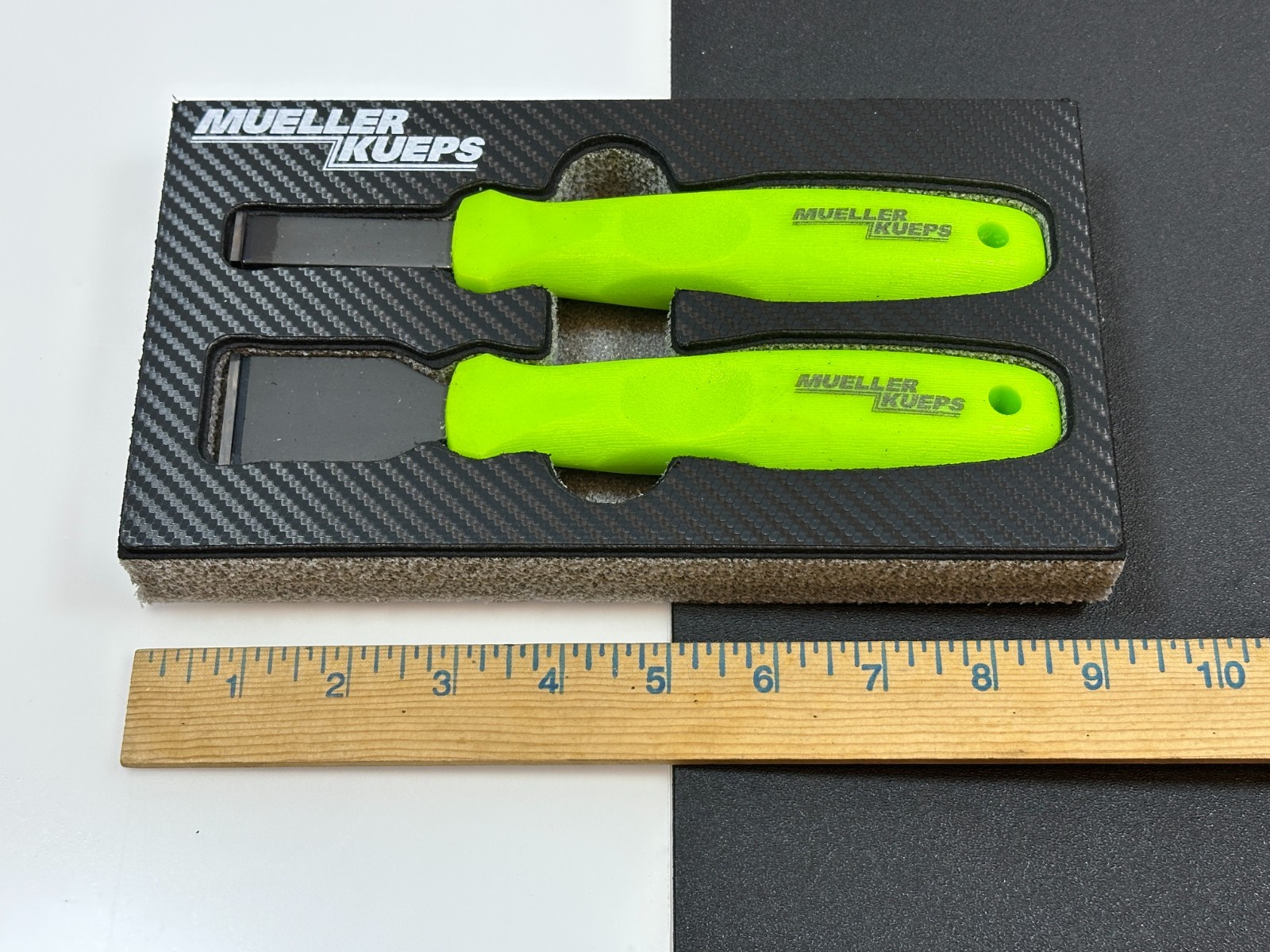 NEW Mueller Kueps 2pc Carbide Gasket Scraper Set w/ Ergonomic Handles 268220