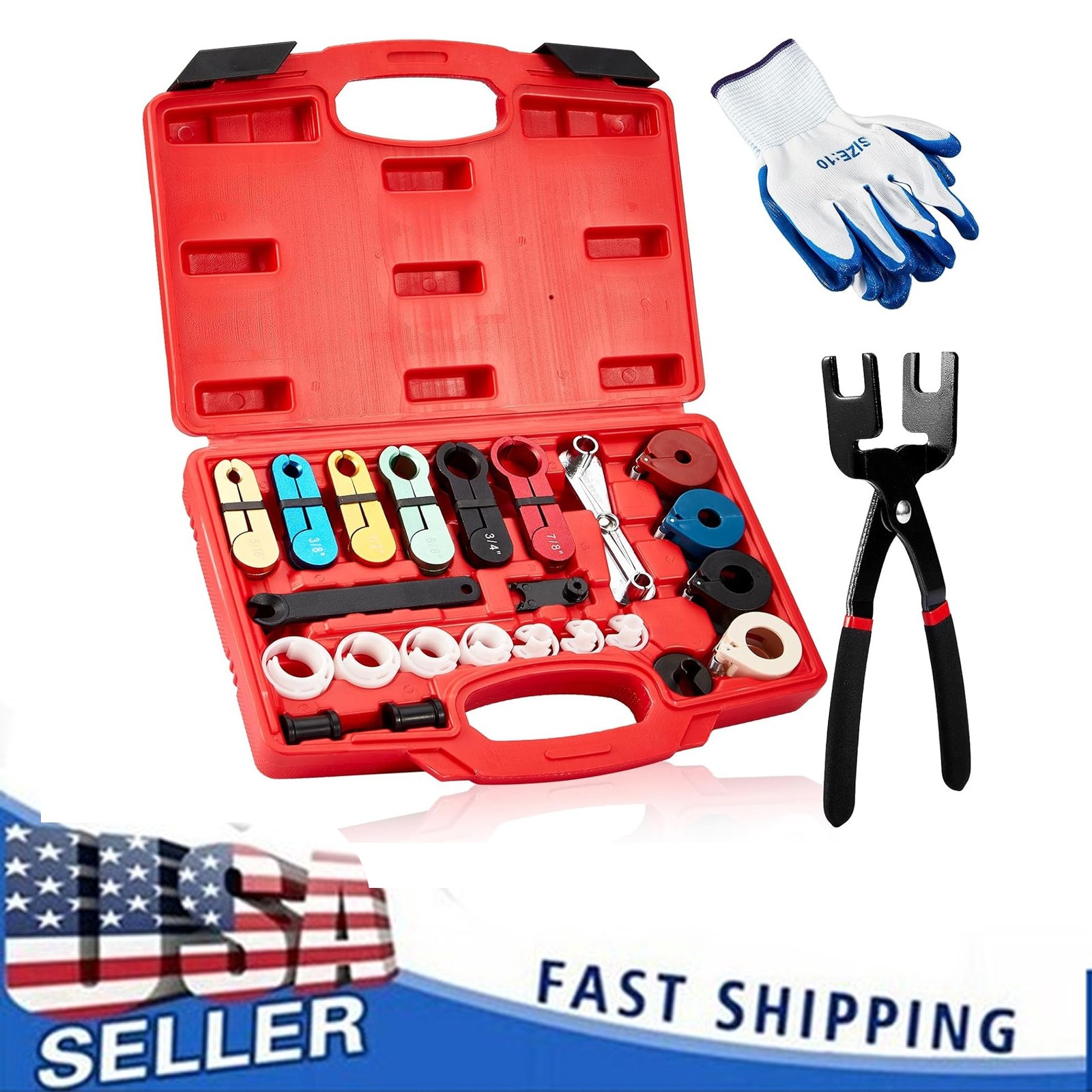 Master Quick Disconnect Tool Set, 22pcs Premium Fuel Line Disconnect Tool Set
