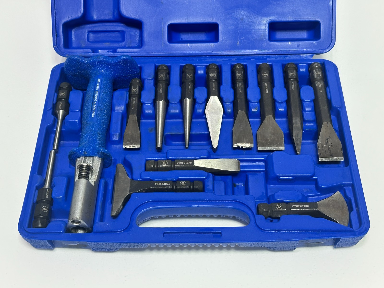 Cornwell Quick Change Drive Handle 14 Piece Punch and Chisel Set CTGPC15KIT