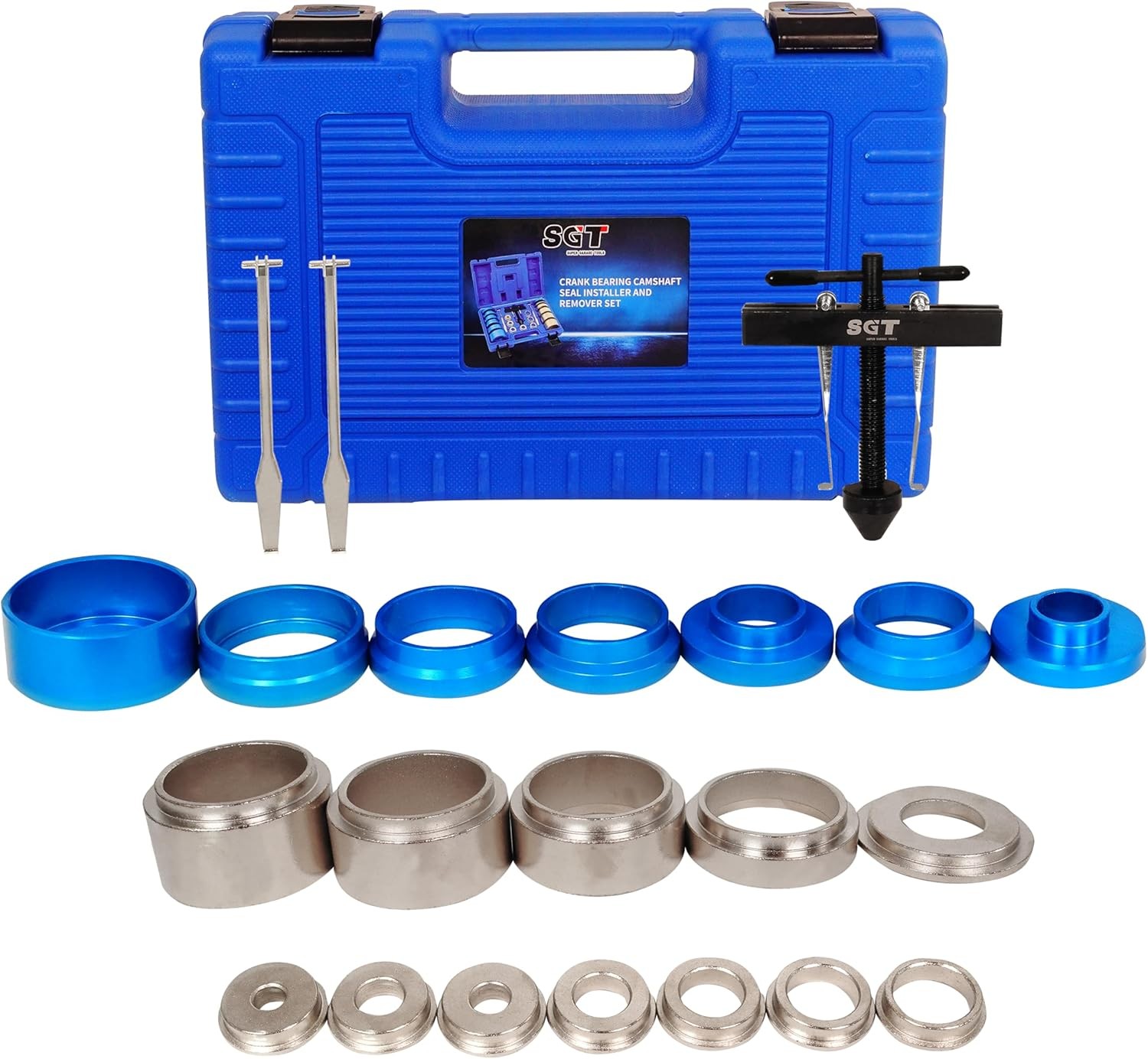 22PCS Crankshaft Camshaft Seal Installer Remover Tool Kit for Engine Repair