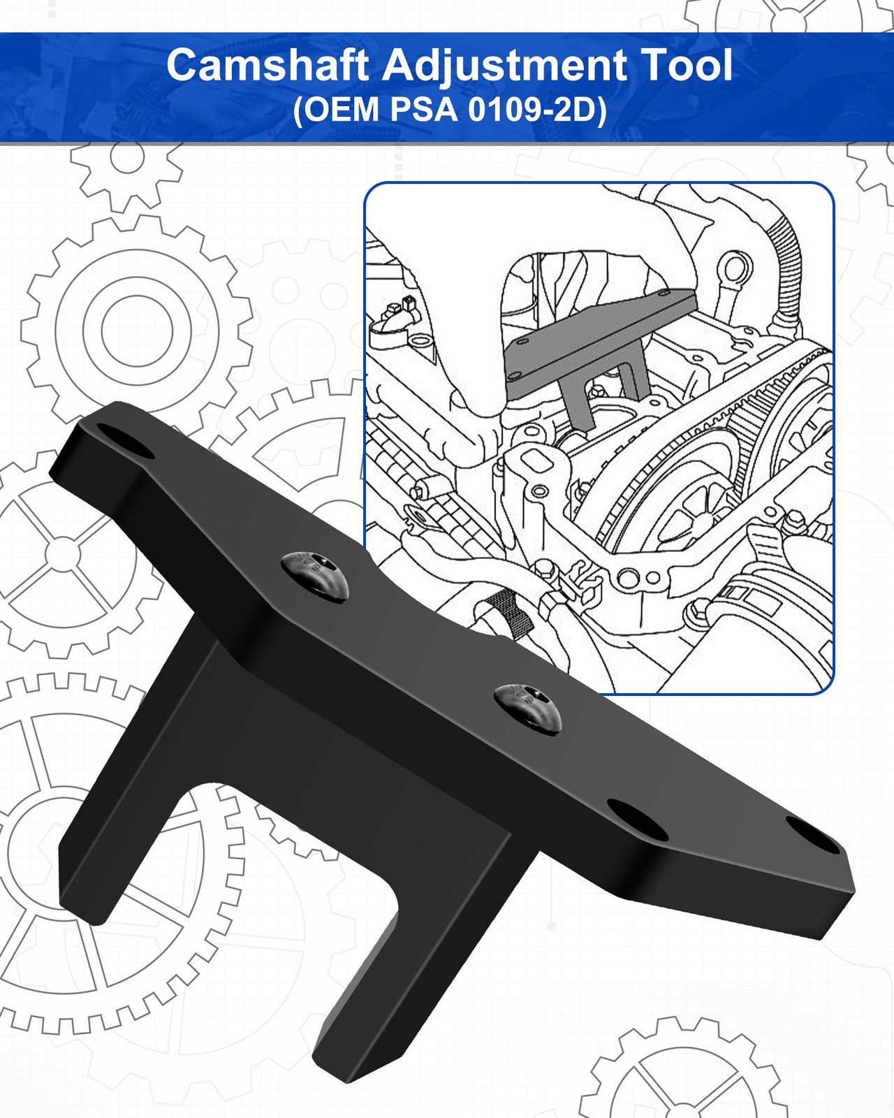 Timing Belt Tool Kit 4 Pieces for 1.2 GDI PureTech Engines – Compatible