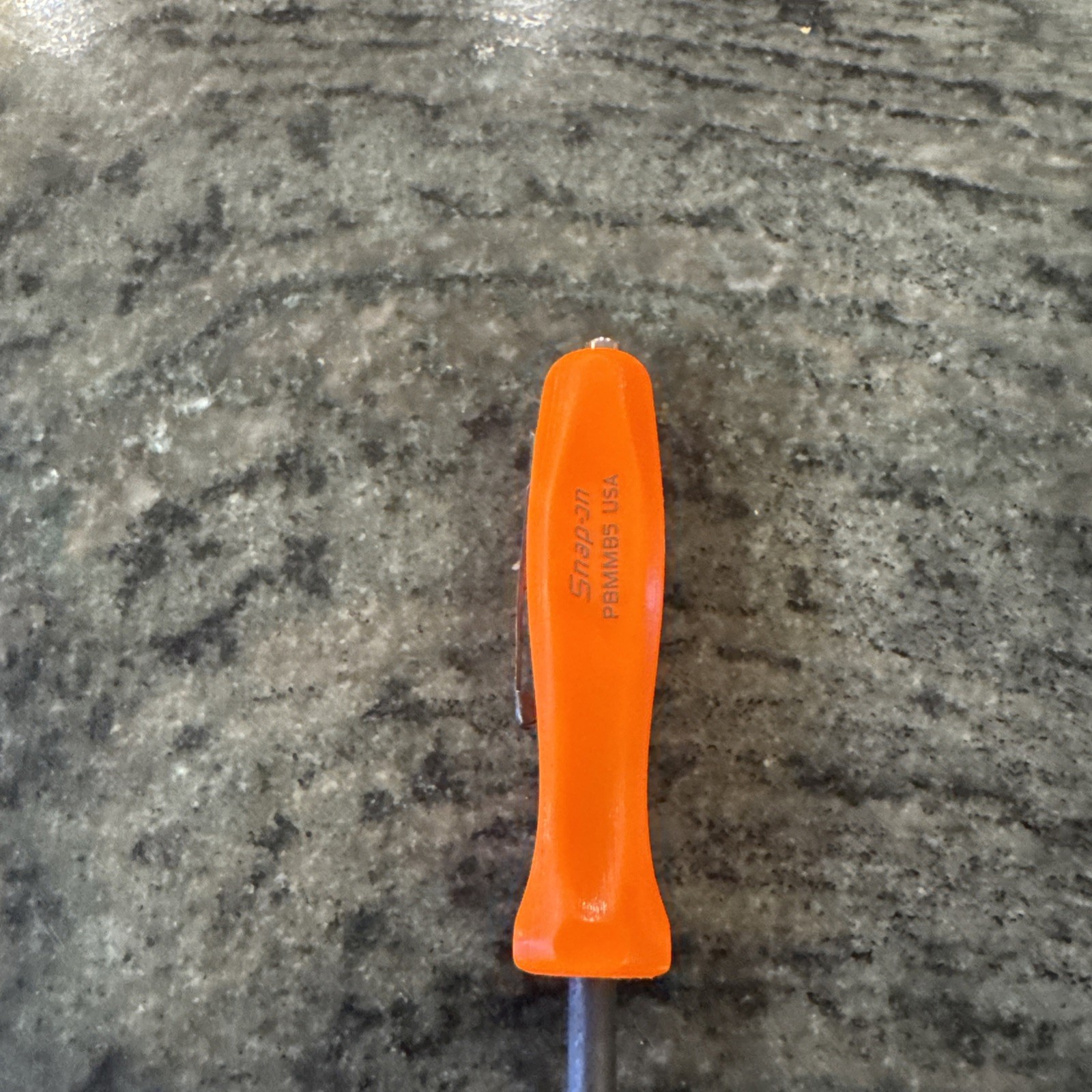 snap on pbmmb5o 5” angle tip mini pocket prybar orange magnetic top
