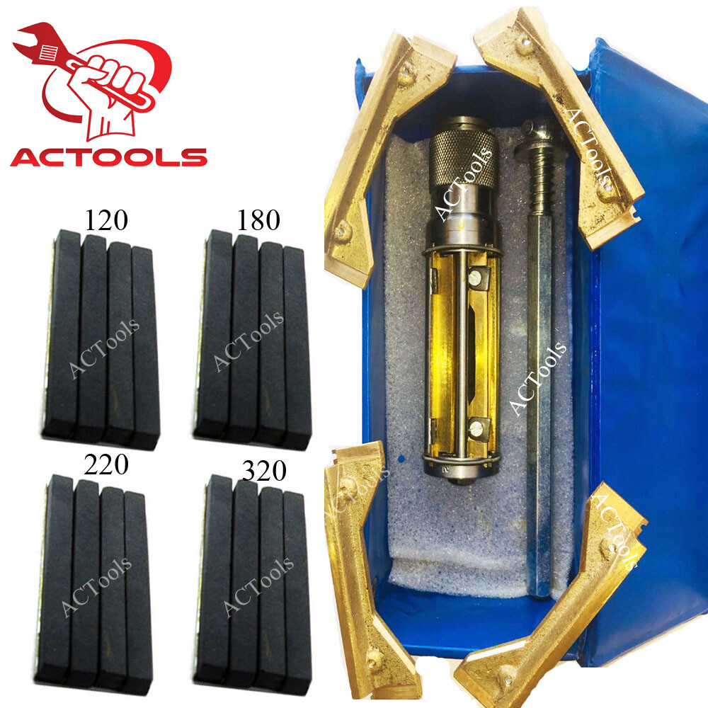 Cylinder Engine Hone Kit 3 1/2″ To 6 1/2″ Honing Machine + 4 Set Of Stones USA