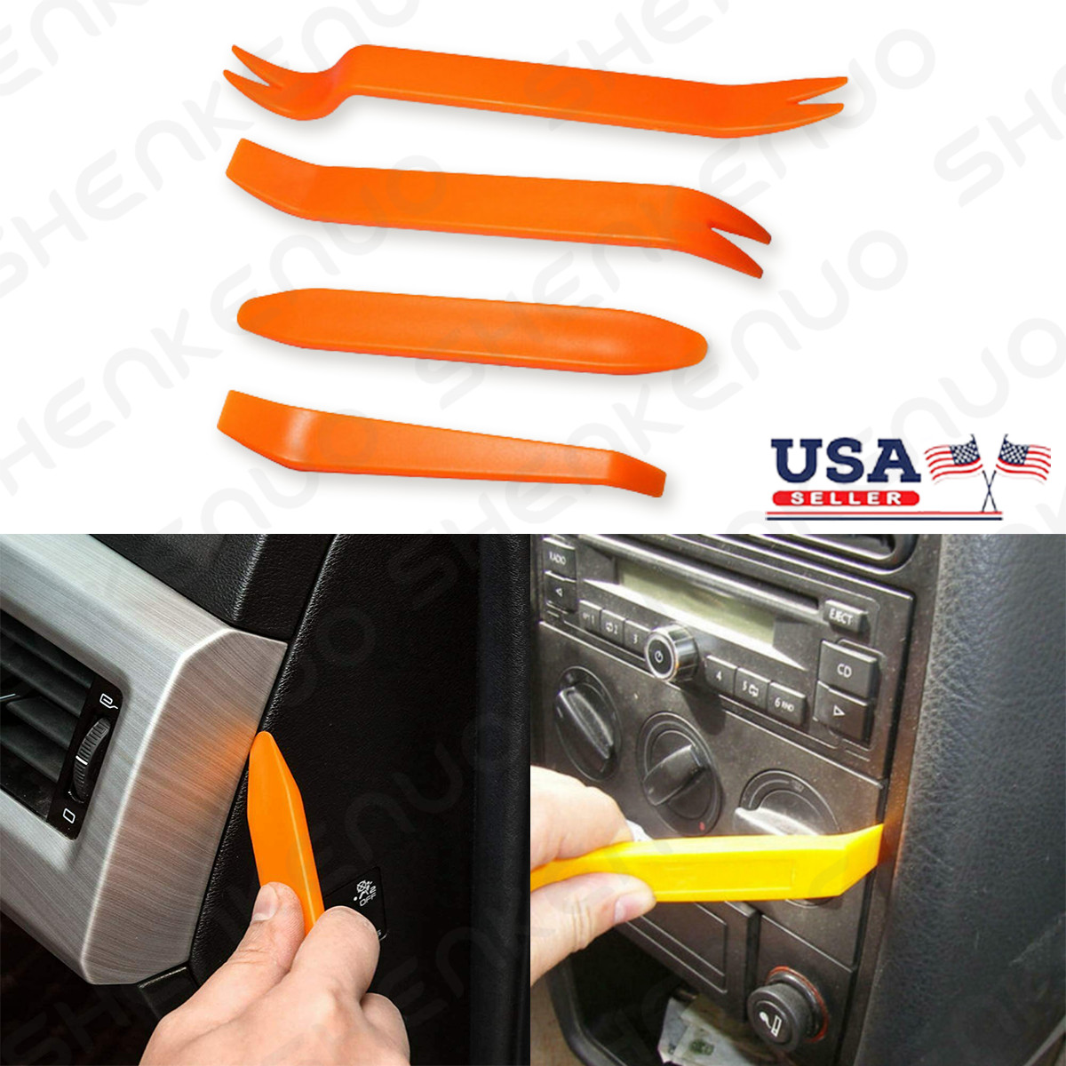 Car Trim Removal Tool Kit Set Door Panel Fastener Auto Dashboard Plastic Tools