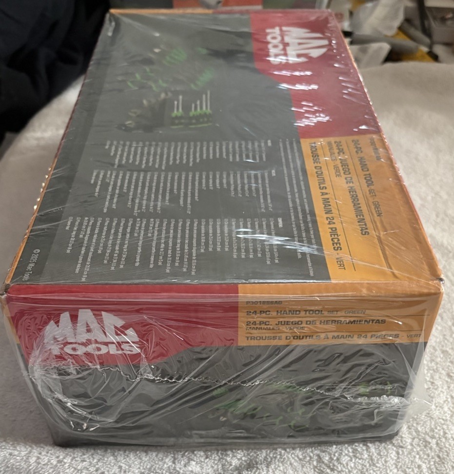 Mac Tools 24 Pc. Tool Set w/Storage Bag (Green)