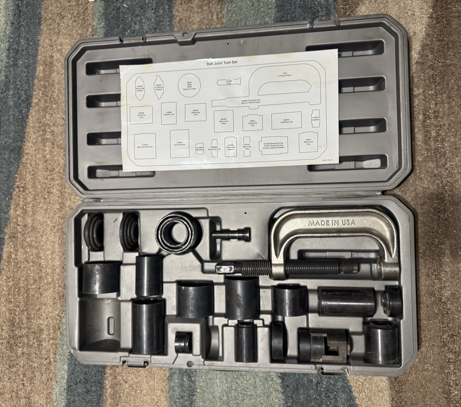 OTC 6530 Ball Joint Press Tool Super Set