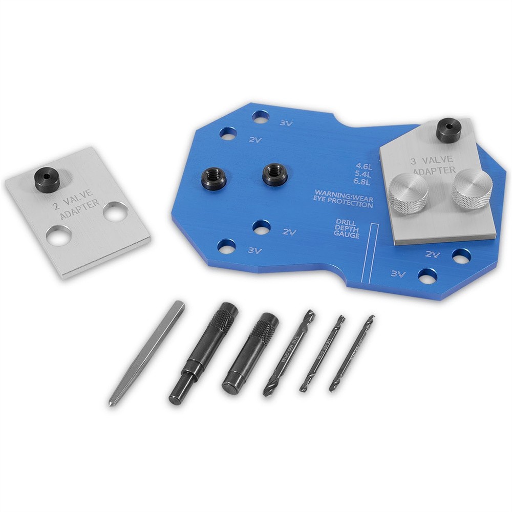 68500 Manifold Drill Template for Ford 2V & 3V 4.6L 5.4L 6.8L V10 Exhaust Tool