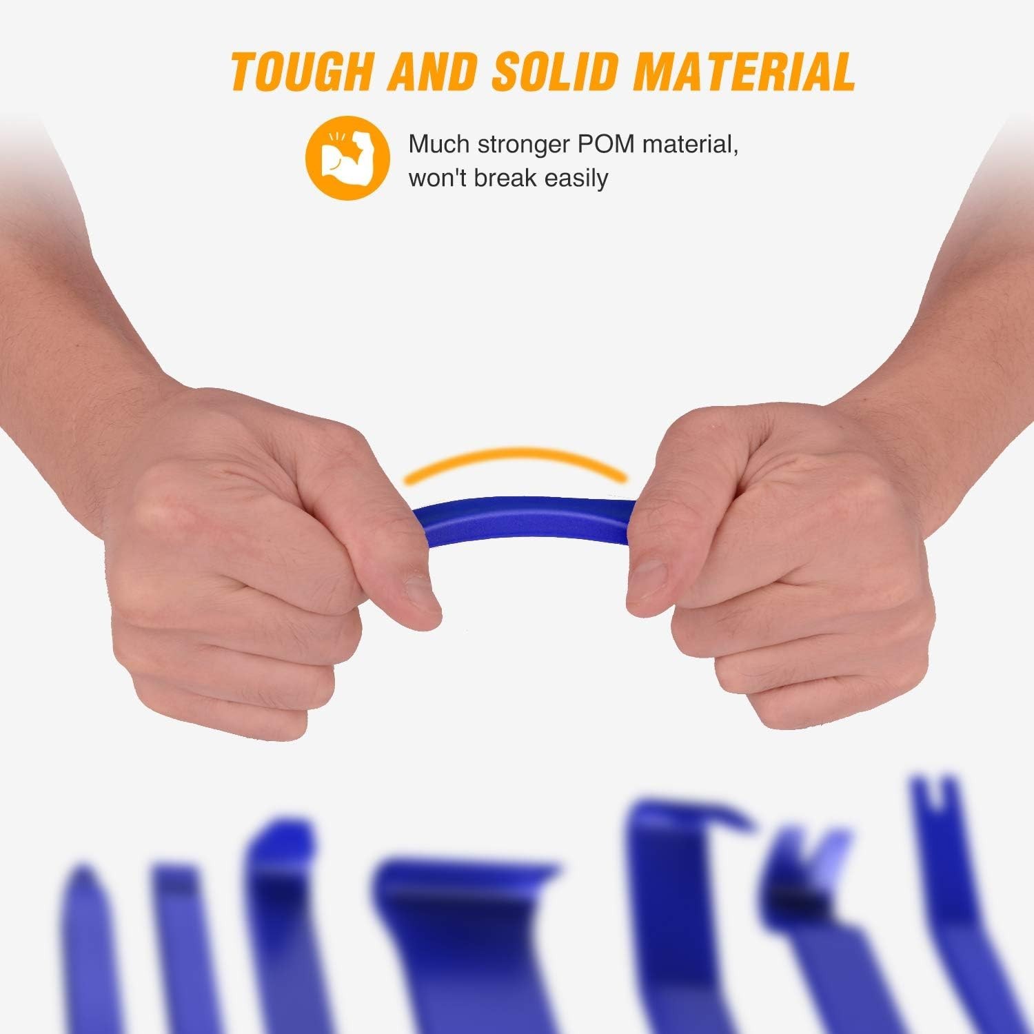 Gooacc 8-Piece Auto Trim Tools in Blue – Lightweight and Multi-Use Solution
