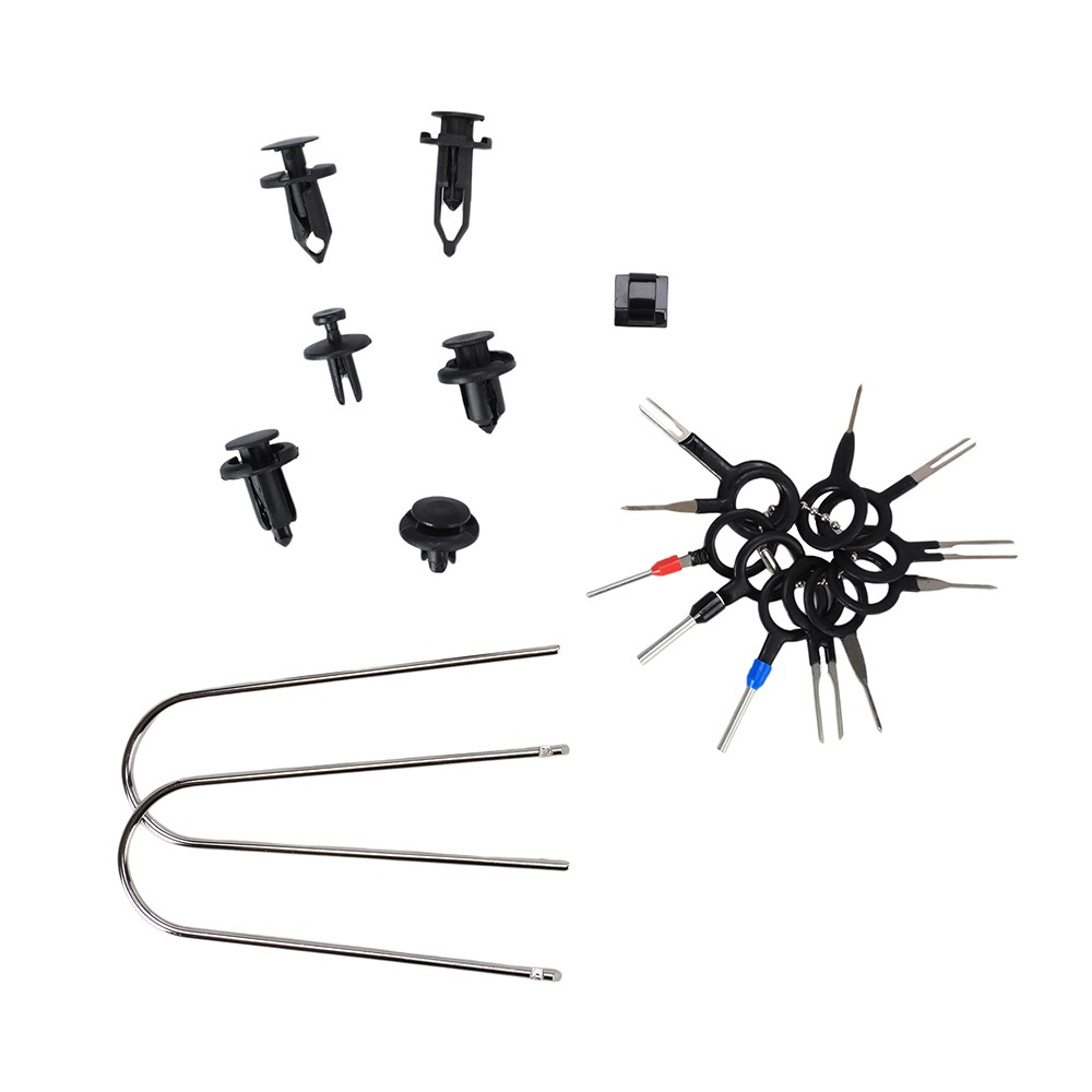 200Pcs Car Trim Removal Tool Set Hand Tools Pry Bar Panel Door Interior Clip Kit