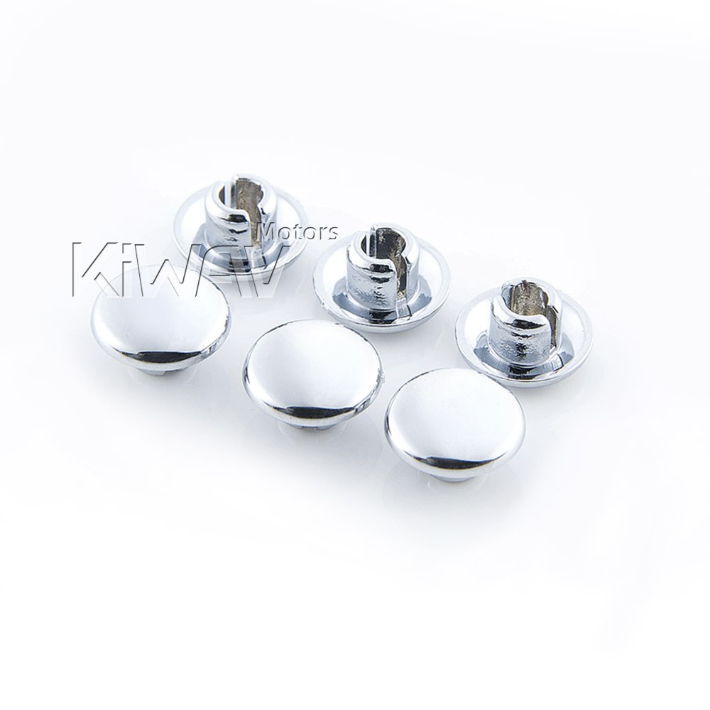 Motorcycle round bolt cap screw cover plug fits 6mm allen head bolt USA STOCK