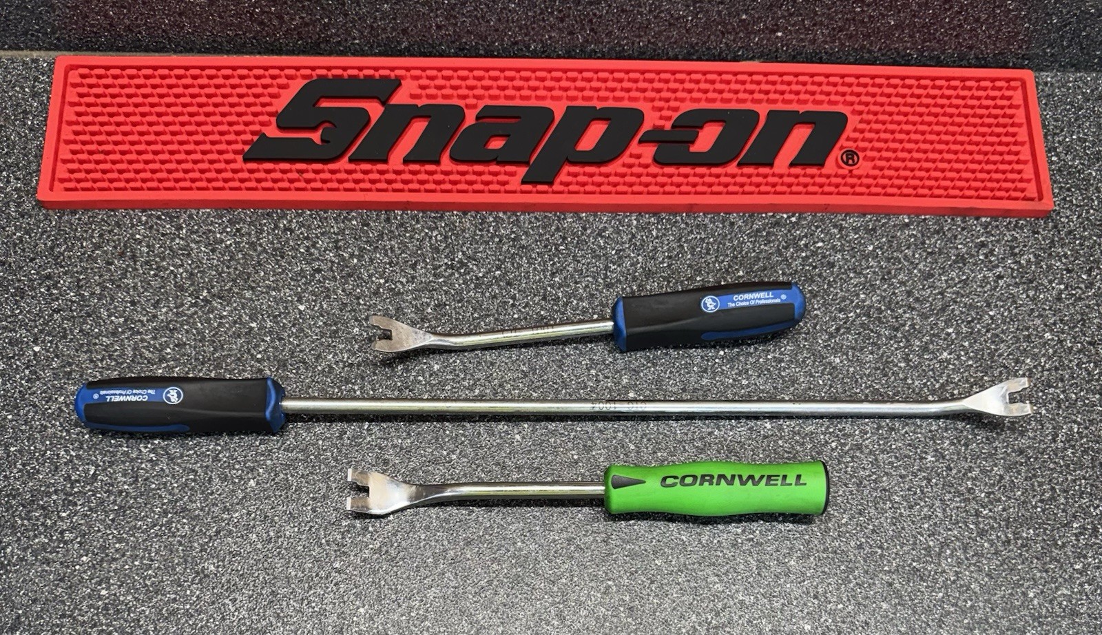 Cornwell 3pc Long Drive Upholstery & Clip Trim Remover – GREEN BLUE