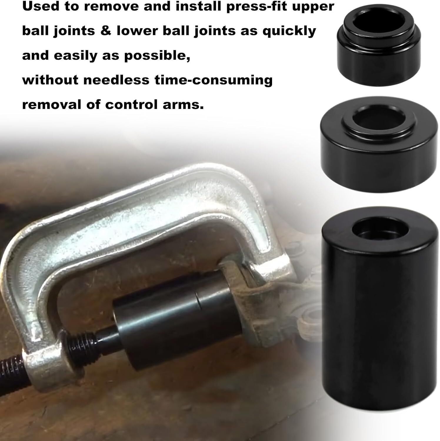 Ball Joint Service Adapter Tools Kit 7894 for Jeep Wrangler & Dodge Ram Trucks