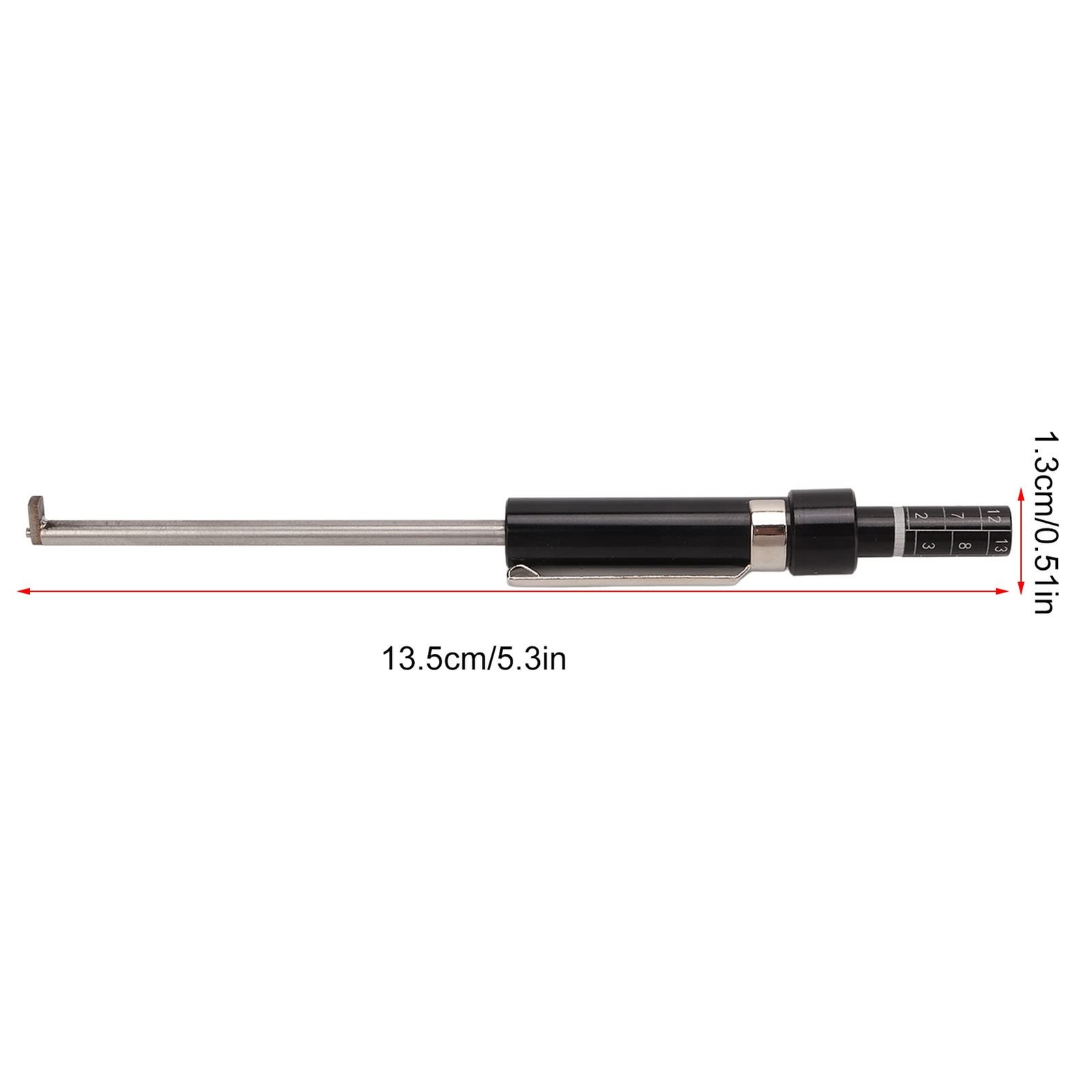 Brake Pad Thickness Gauge Measure Tool Detection Pen Scale Tire Tread Depth