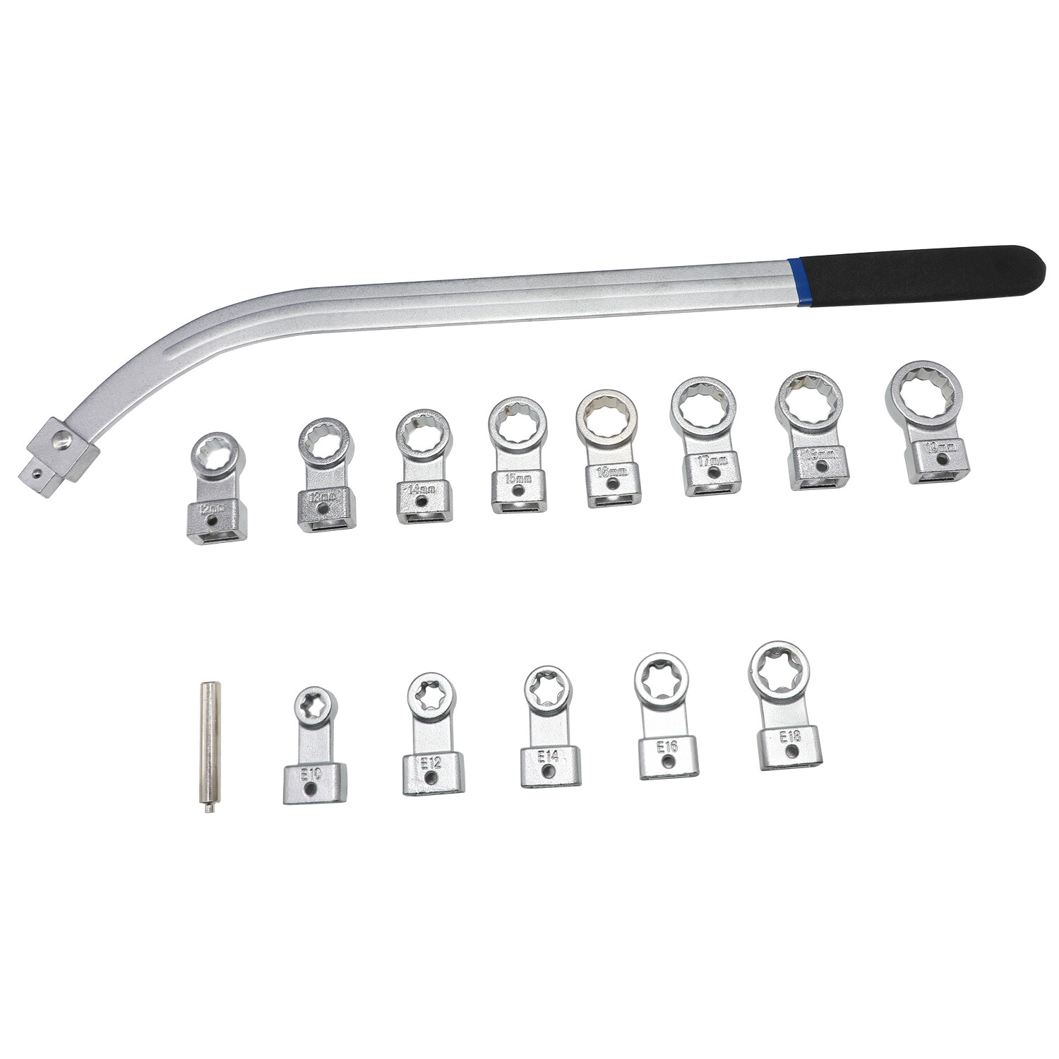 15PC Universal Auxiliary Idler Belt Tensioner Pulley Removal Tool Kit Serpentin