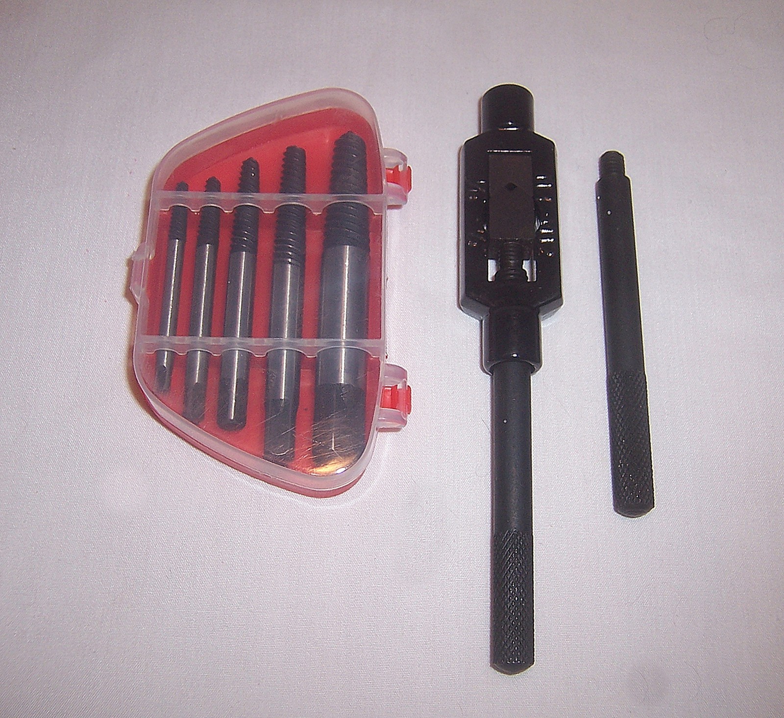 Easy Out Screw Extractor Broken Bolt Remover Set Drill New Automotive GAR- 1