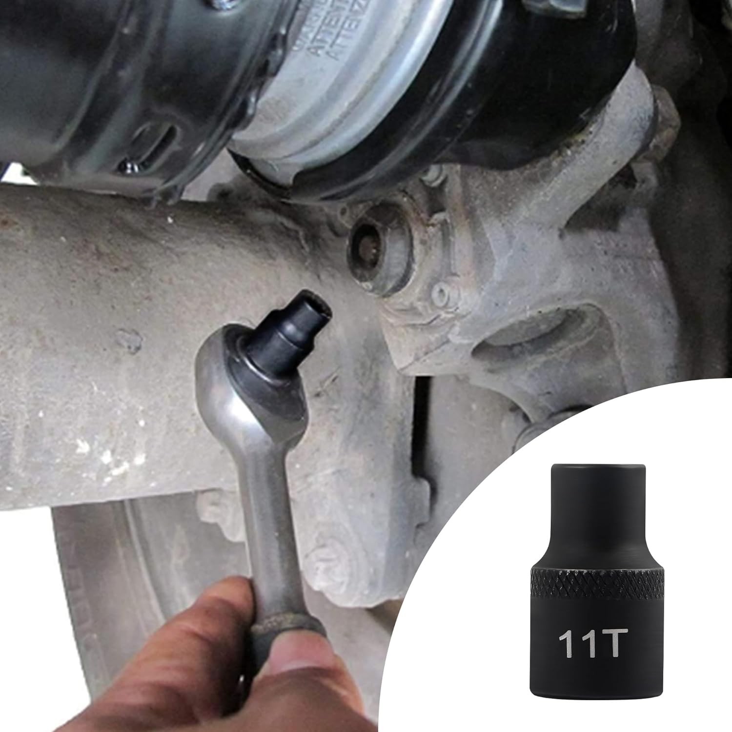 3/8 Inch 11 Point Brake Caliper Socket Tool for Volvo Mercedes MAN Trucks