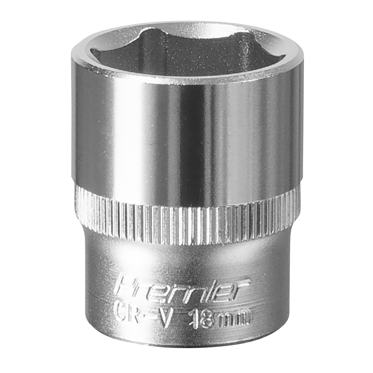 Sealey WallDrive Socket Tool 18mm 3/8″ Square Drive Chrome Vanadium Steel S3818