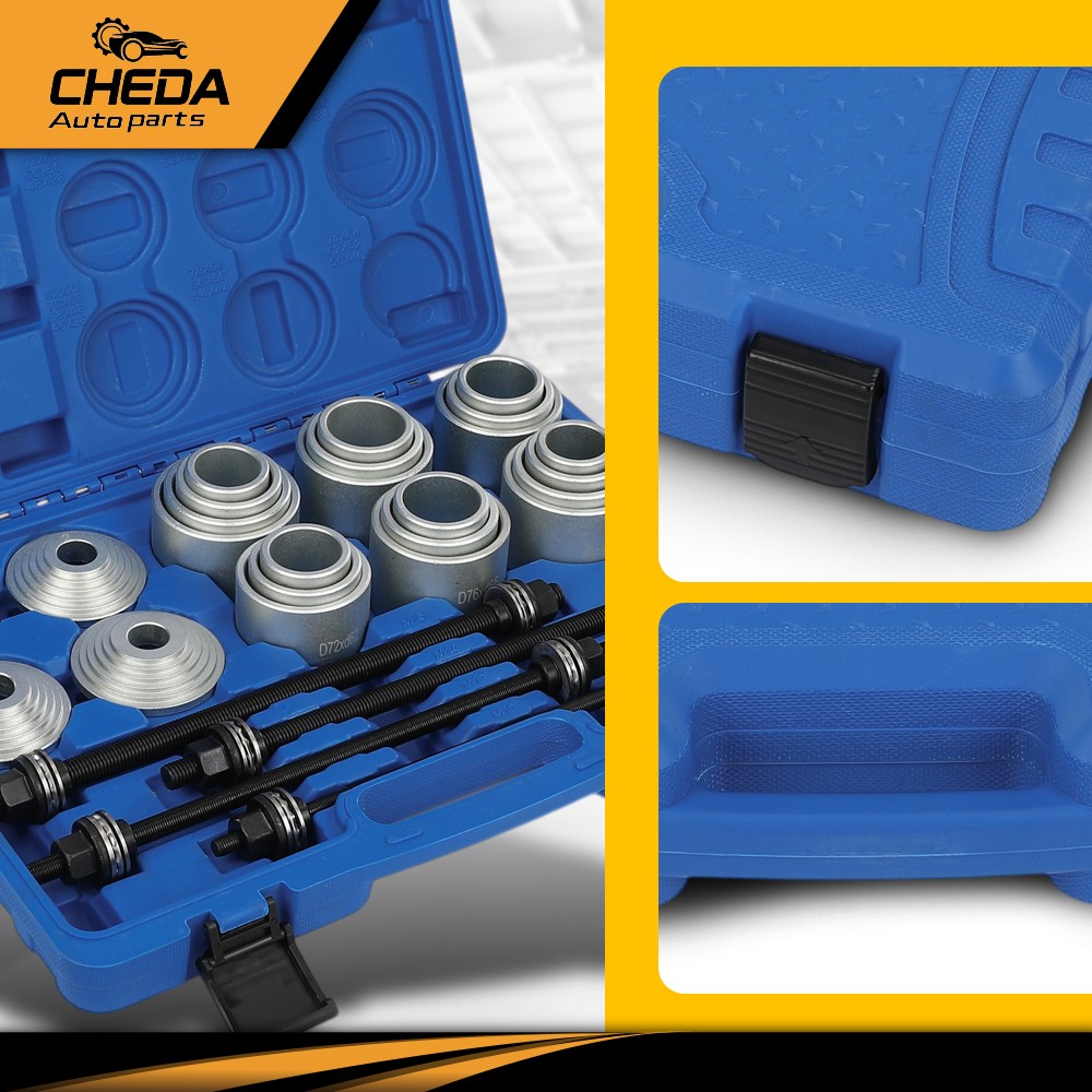 Universal Bearing Bush Seal Tool Kit Press Pull Sleeve Removal Install Set 28PCS