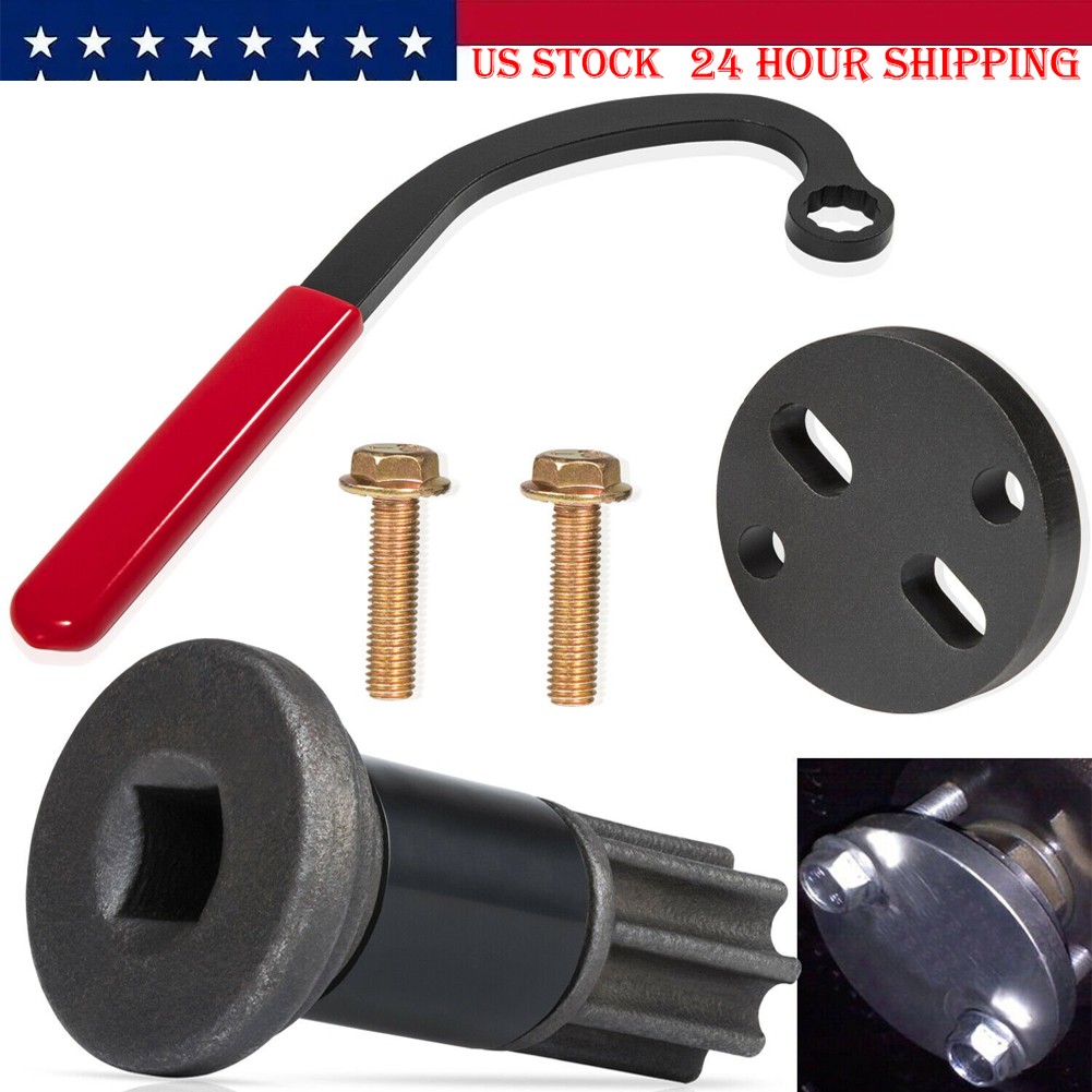 For Dodge Cummins Engine Barring Tool Injection Pump Gear Puller Lock Nut Wrench