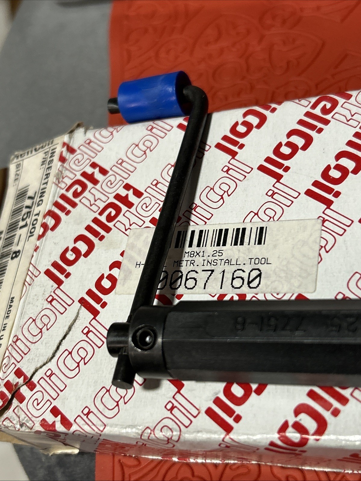 Helicoil 7751-8; (M8 x 1.25); Hand Installation Tool (G35)