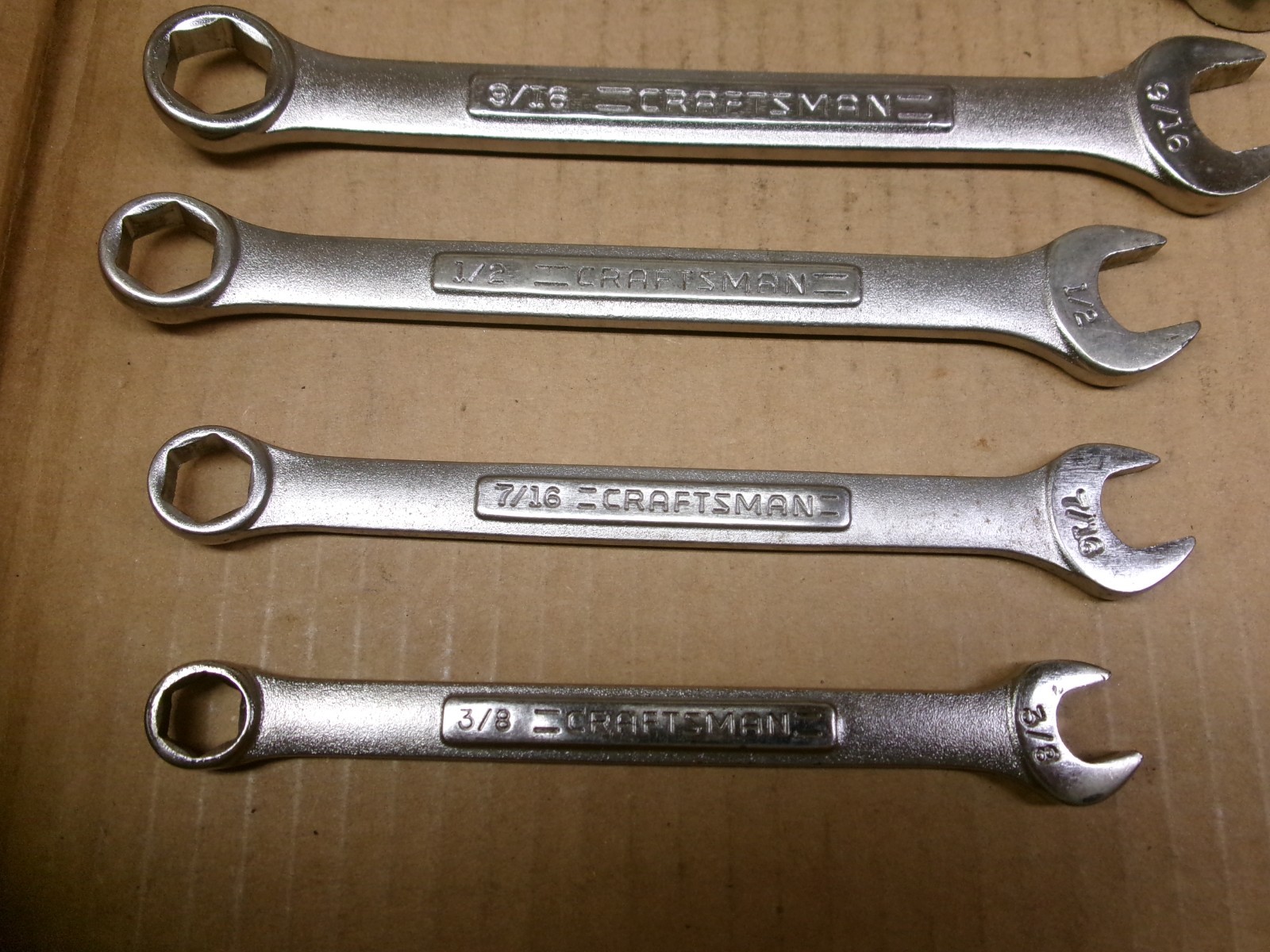 Craftsman 12-Piece 6-Point Metric Combination Wrench Set / Lot