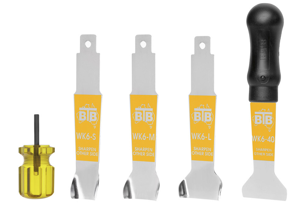 BTB Pinchweld Preparation Kit WK6SET – Glass Urethane Adhesive Trimming