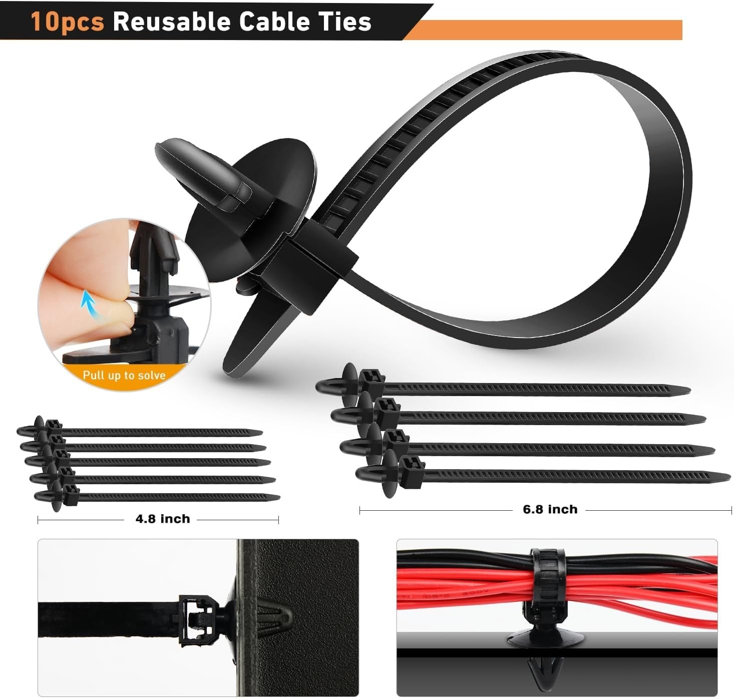1115PCS Car Retainer Clips Auto Fasteners Push Trim Clips Pin Rivet Bumper Kit