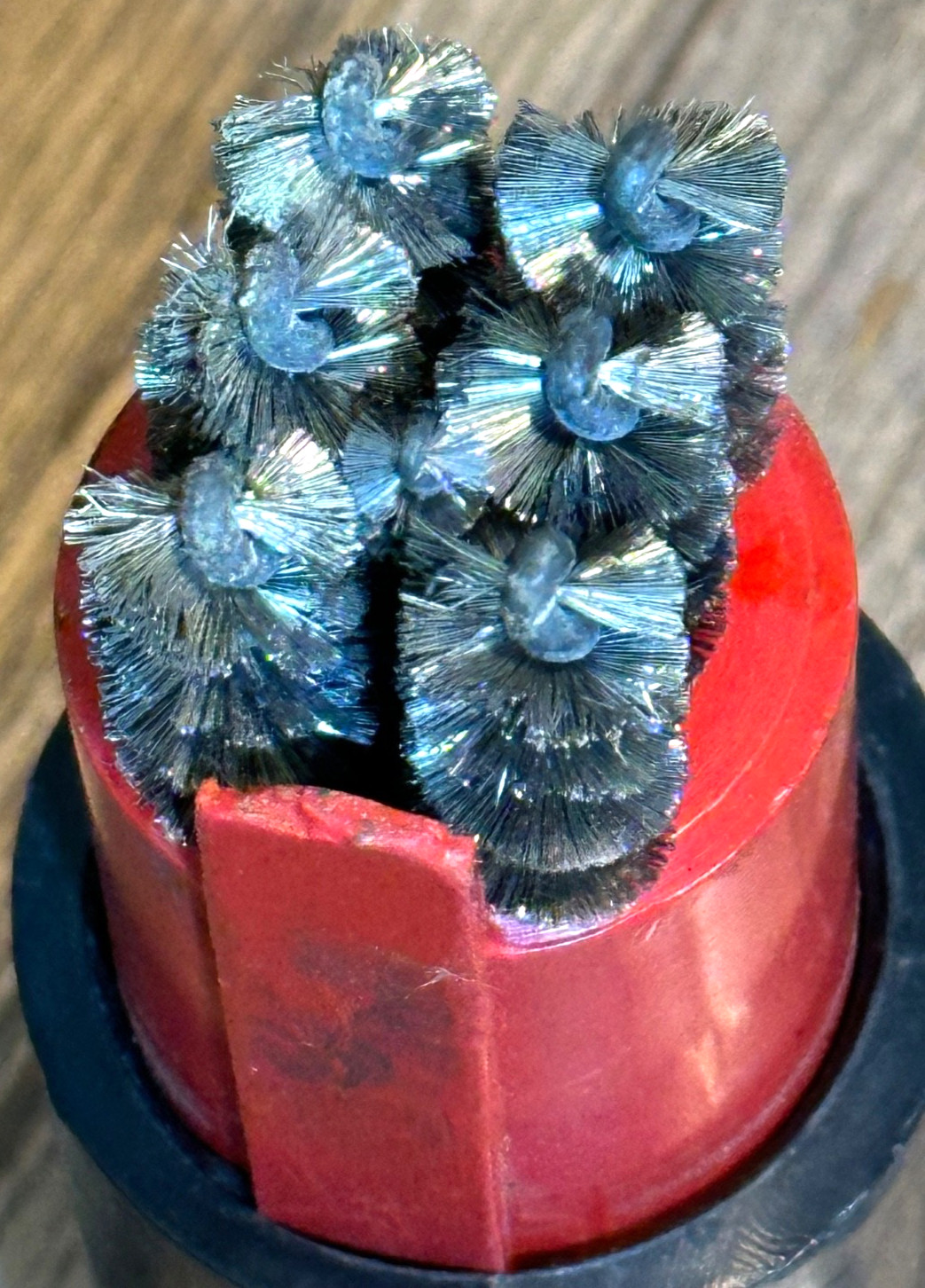 Plug-Scrub 7-Way Terminal Cleaner Truck Trailer Light Connection Wire Brush Tool