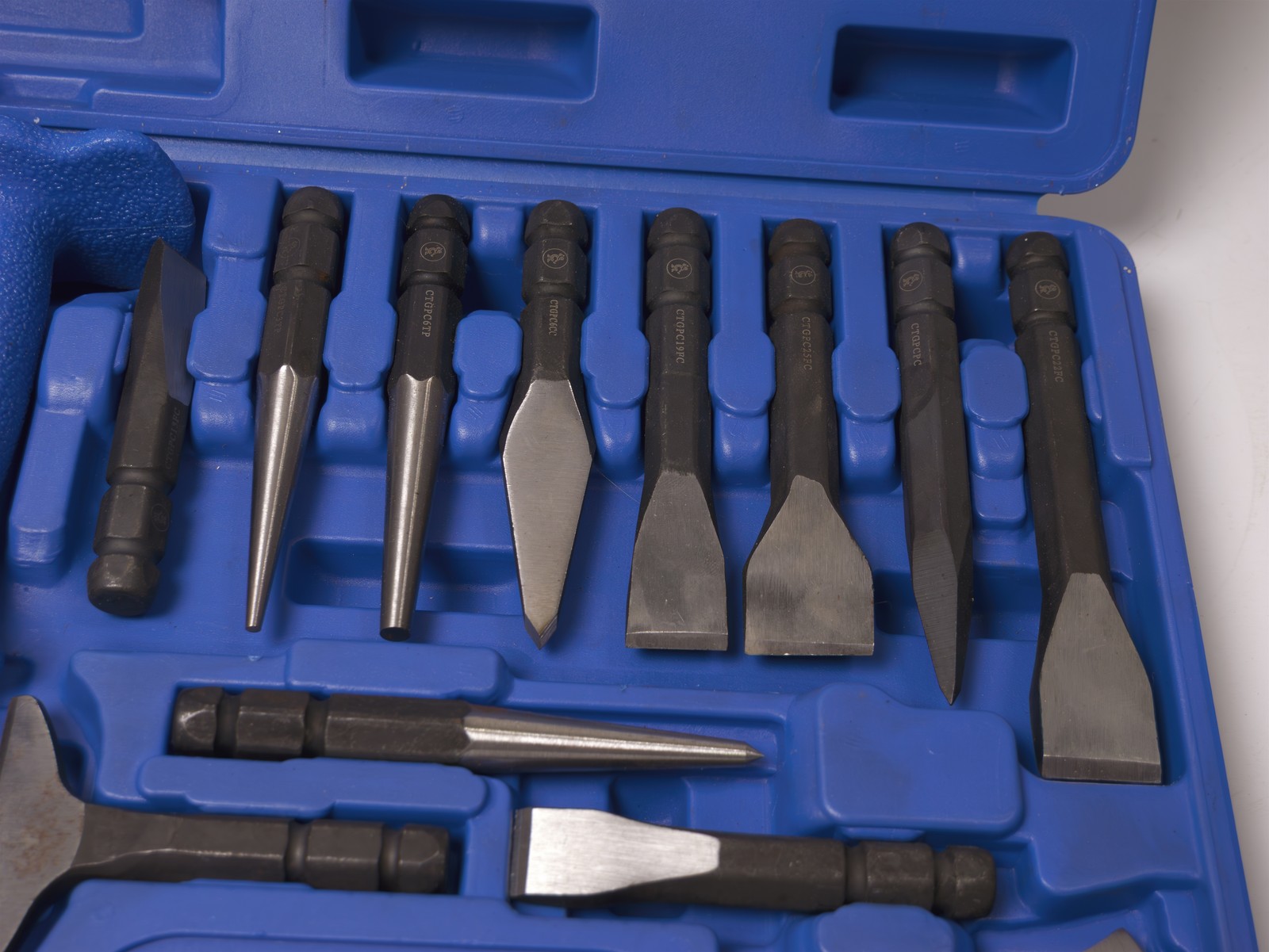Cornwell Quick Change Drive Handle 15 Piece Punch and Chisel Set CTGPC15KIT
