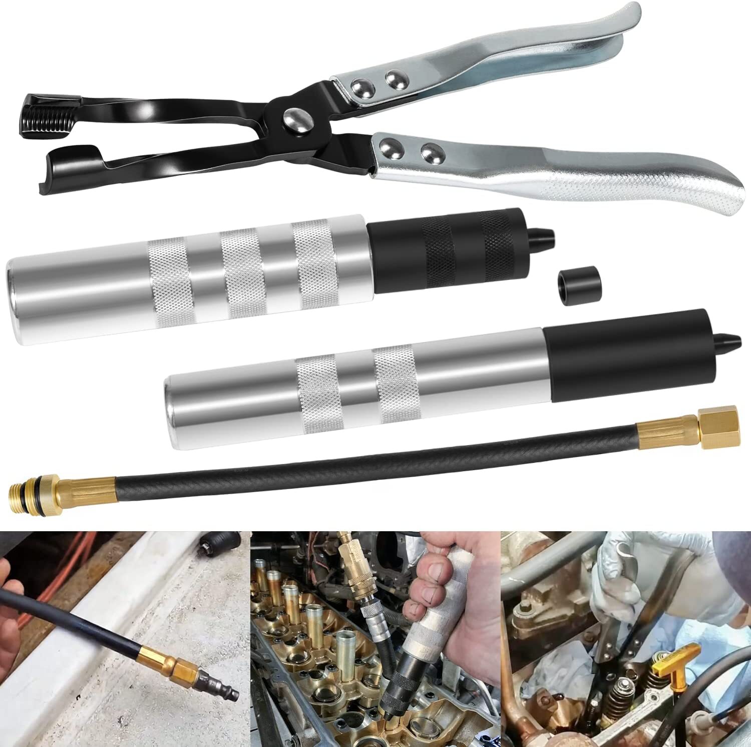 36050 Valve Keeper Remover and Valve Stem Seal Pliers and Air Valve Holder Kit
